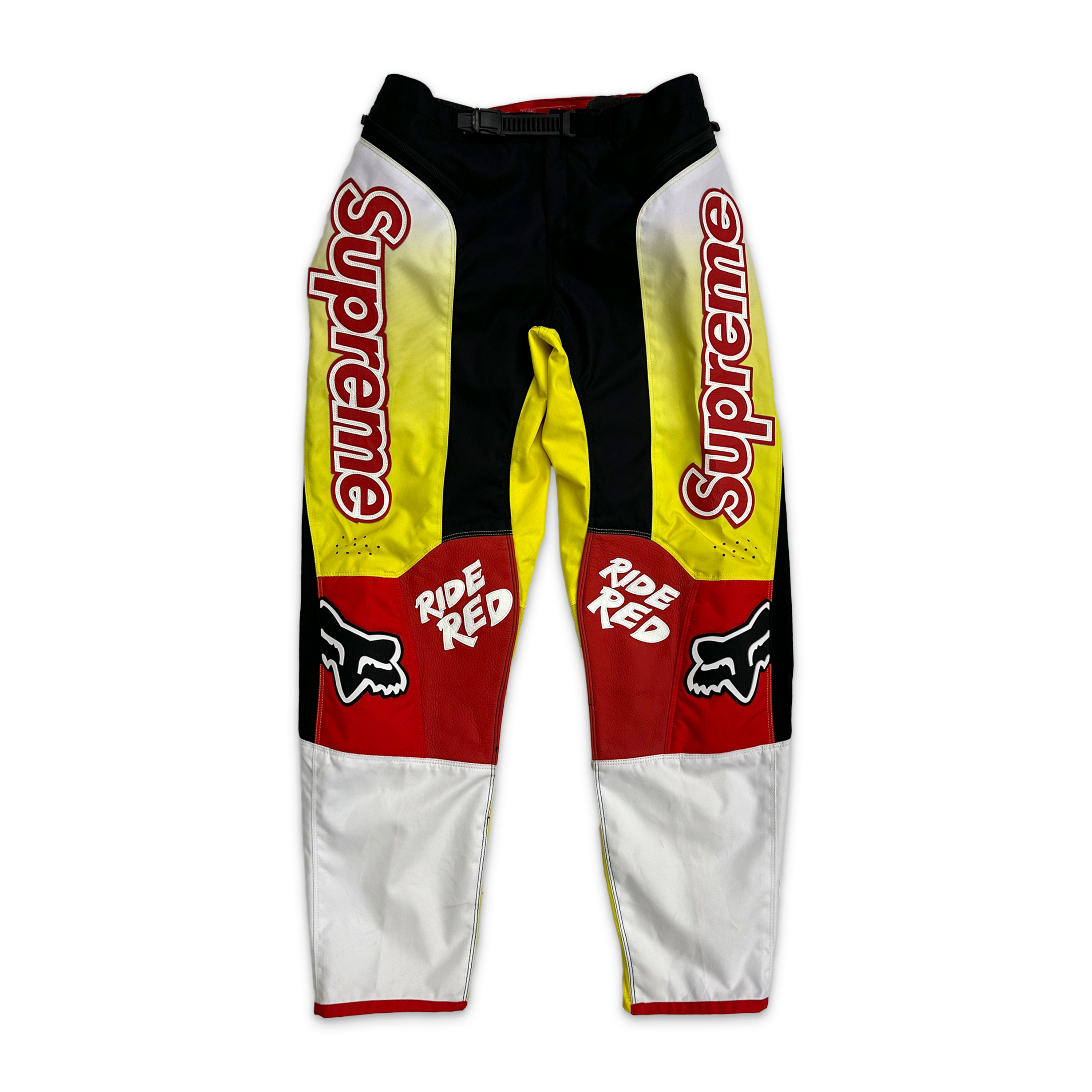 Supreme, Honda Fox Racing Moto Pants FW19 "Black/Red"