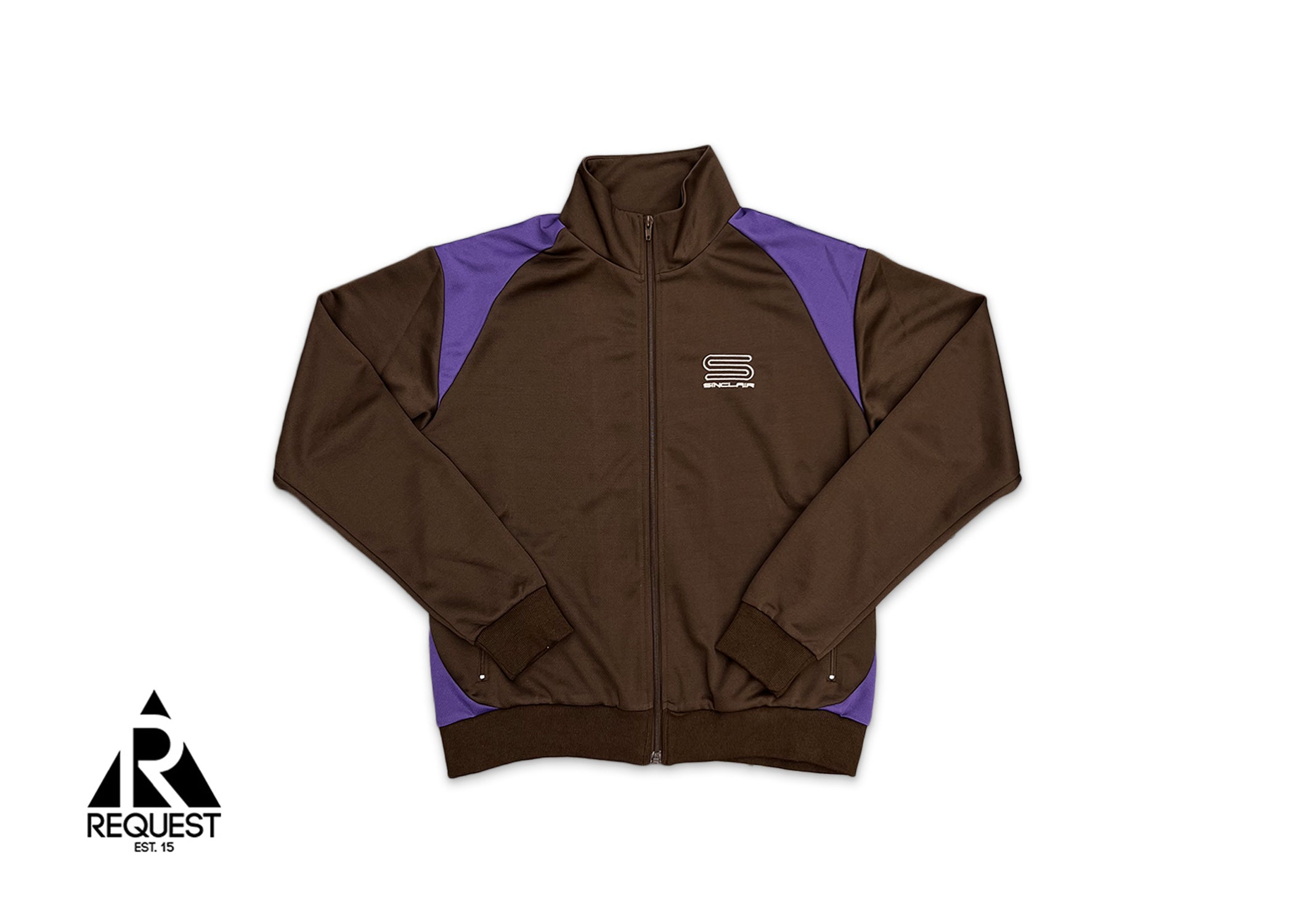 Tech Logo Track Jacket "Brown"