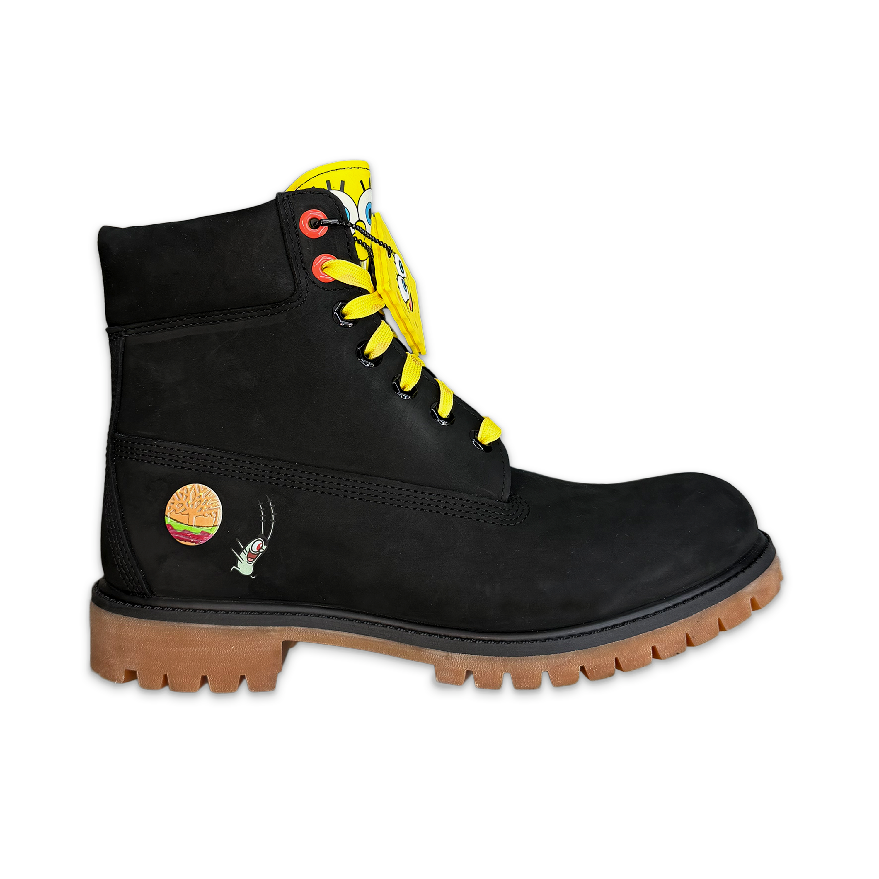 Timberland, x SpongeBob Premium 6" Boot "Black Nubuck"