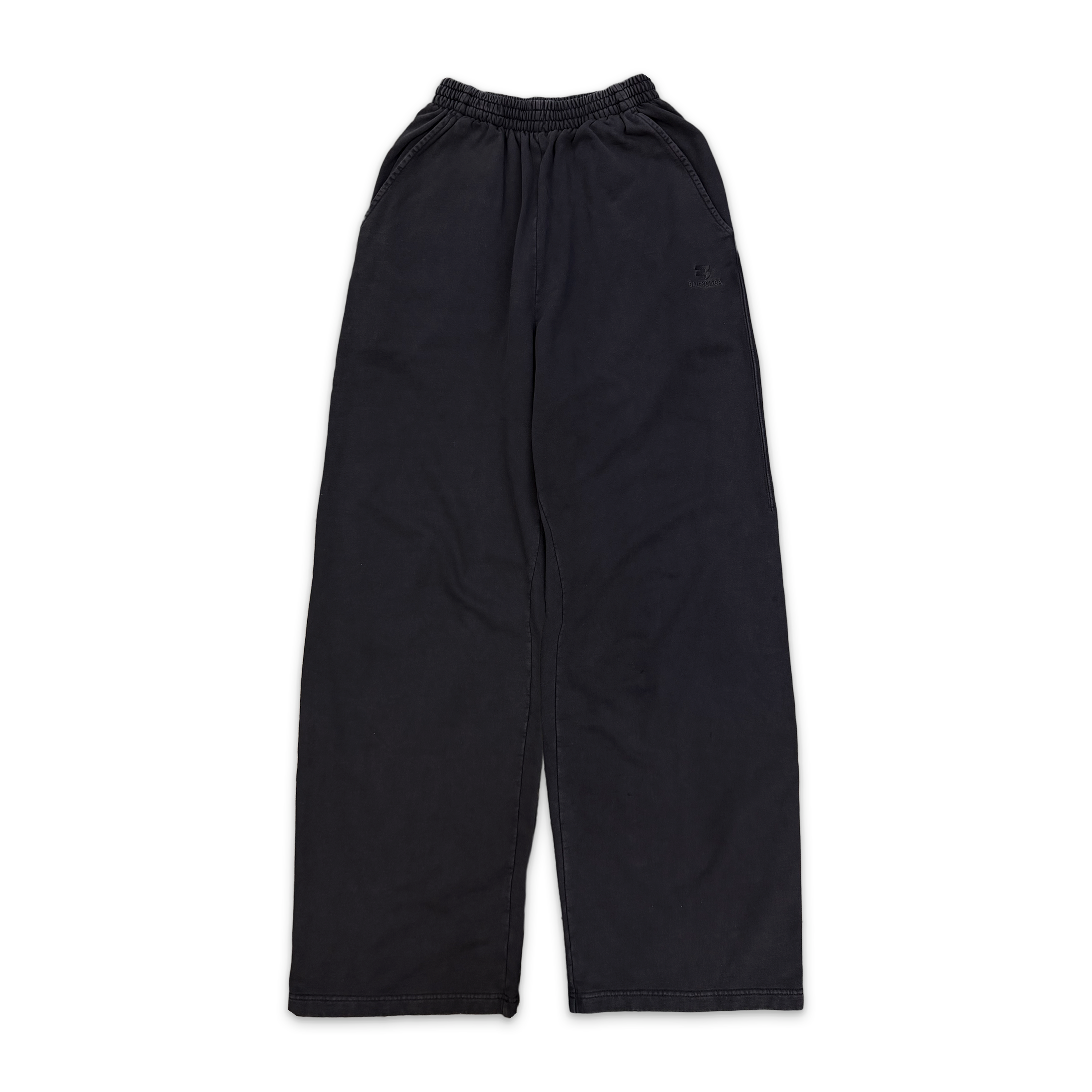 Balenciaga, Sporty B Logo Baggy Sweatpants "Faded Black"