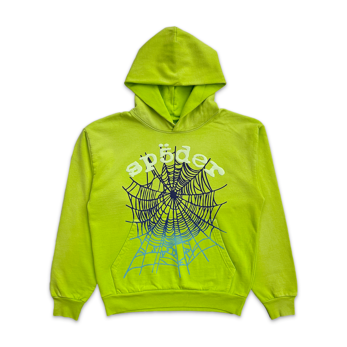 トップス Vintage Acid Design Hoodie swag oops OG Web V2 Gradient Hoodie “Acid Green