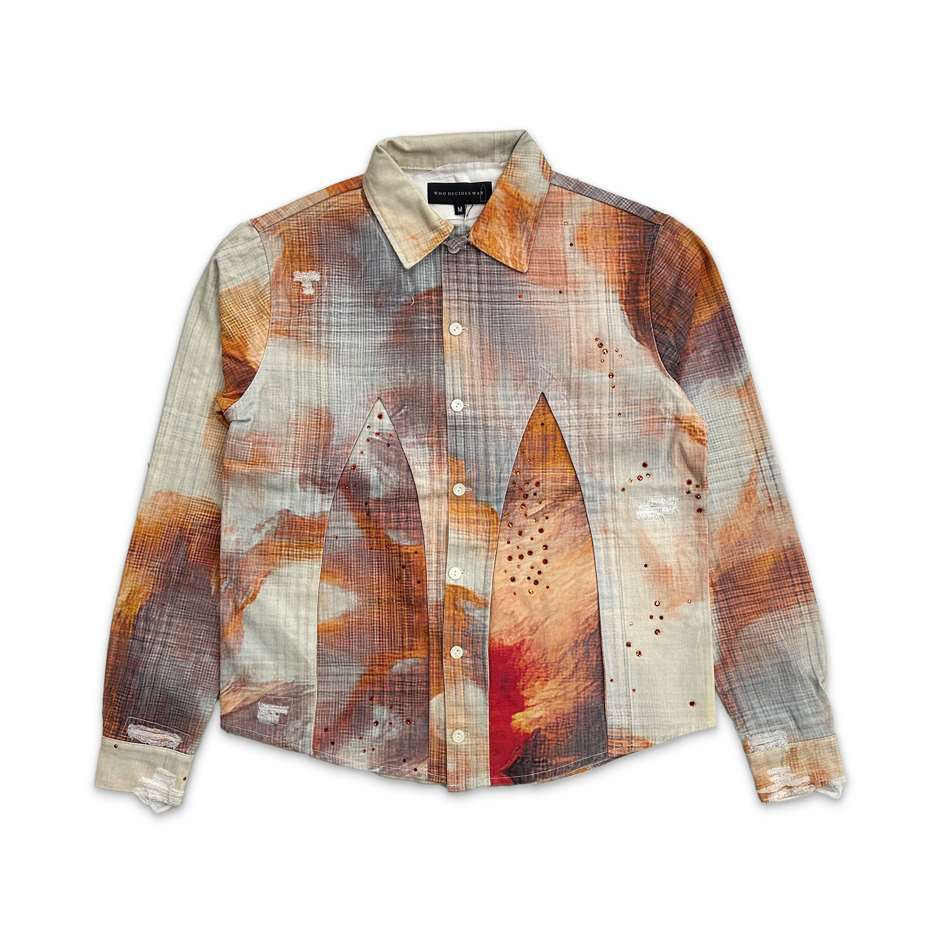 Hollow Glass Sunfire Button Up