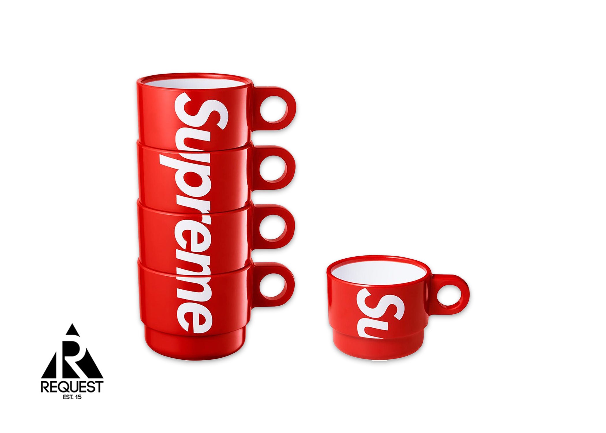 Supreme Stacking Cups (Set of 4) SS18 "Red"