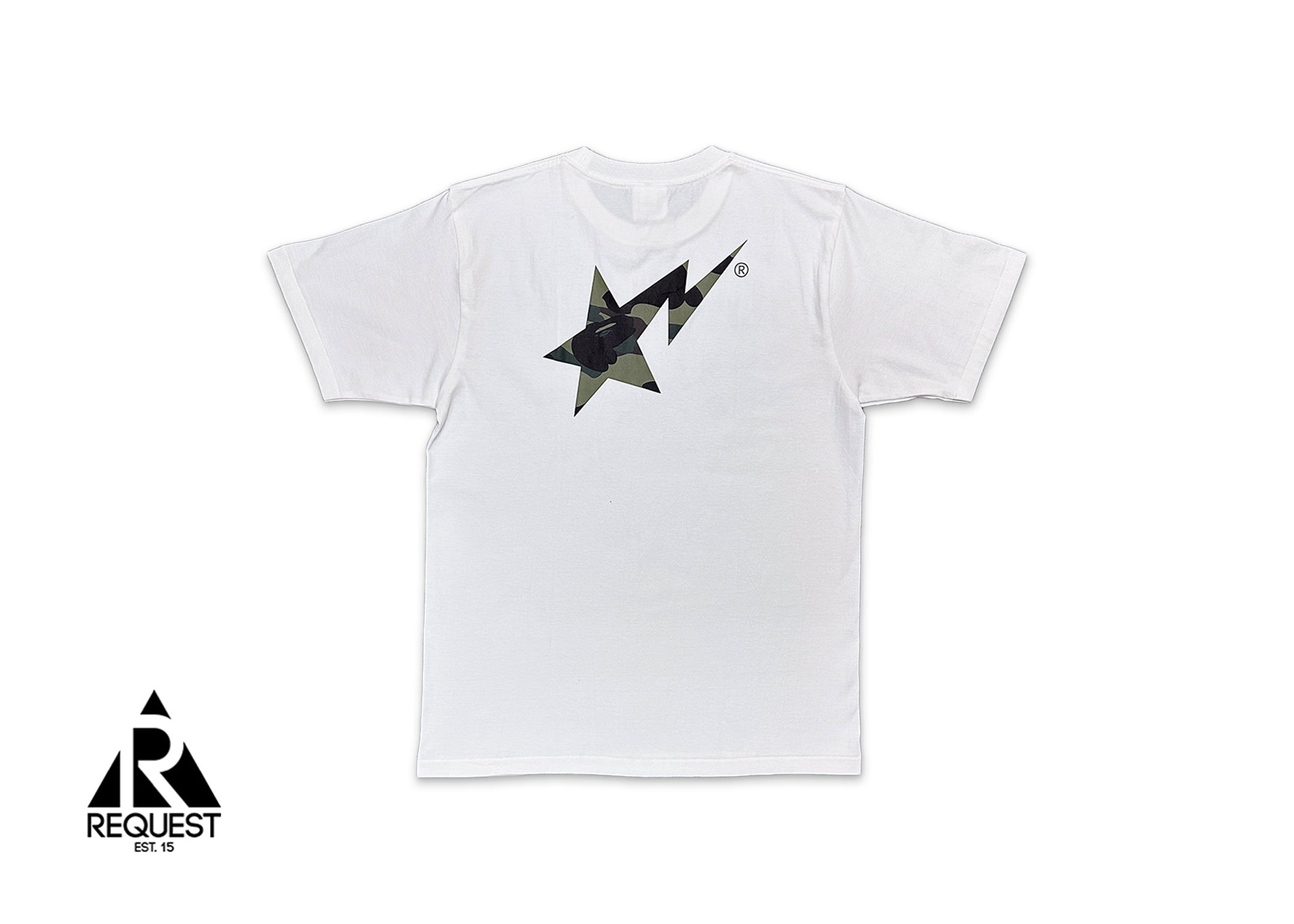 Green 1st Camo STA Logo Tee "White"