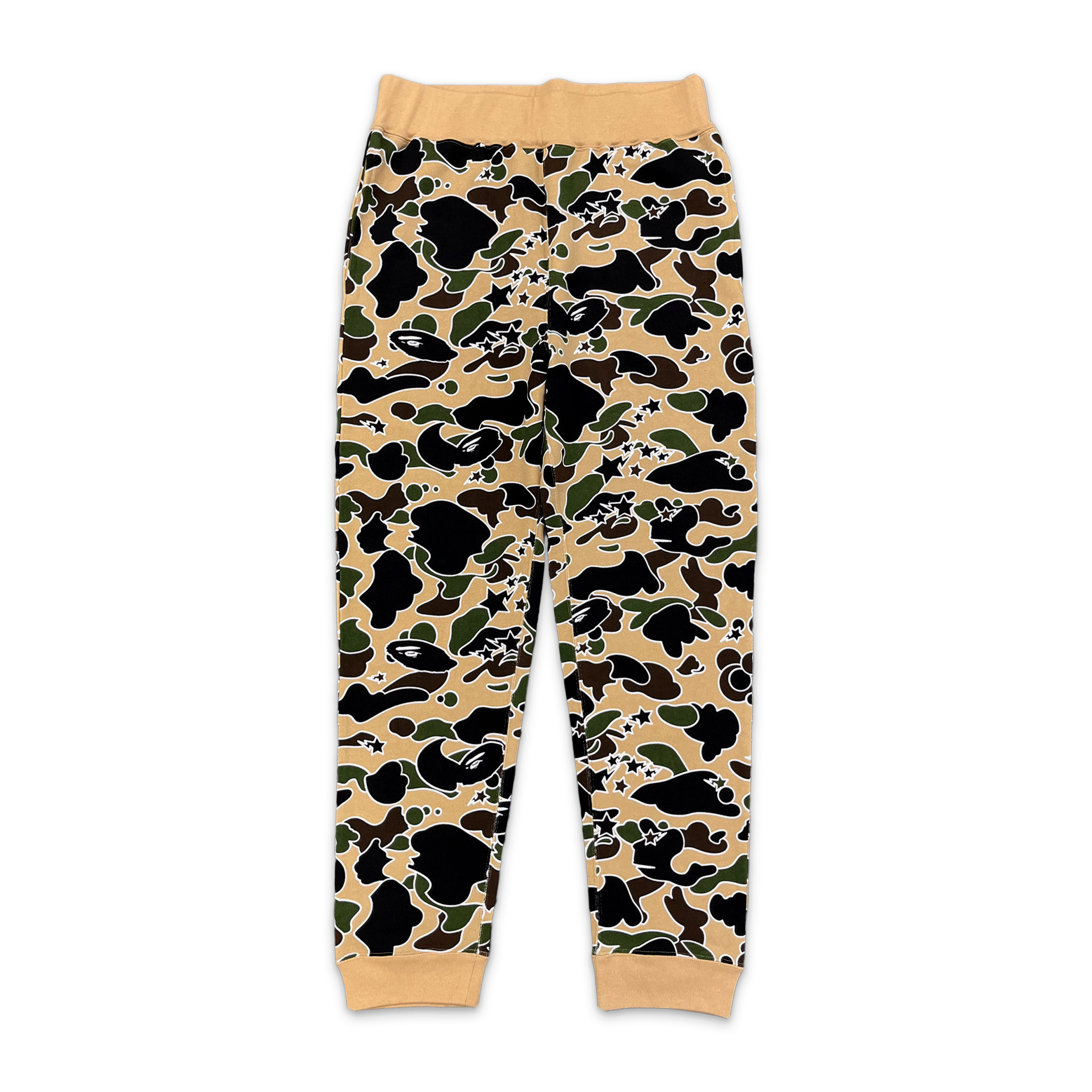 A Bathing Ape (BAPE), Sta Camo Sweatpants "Yellow"