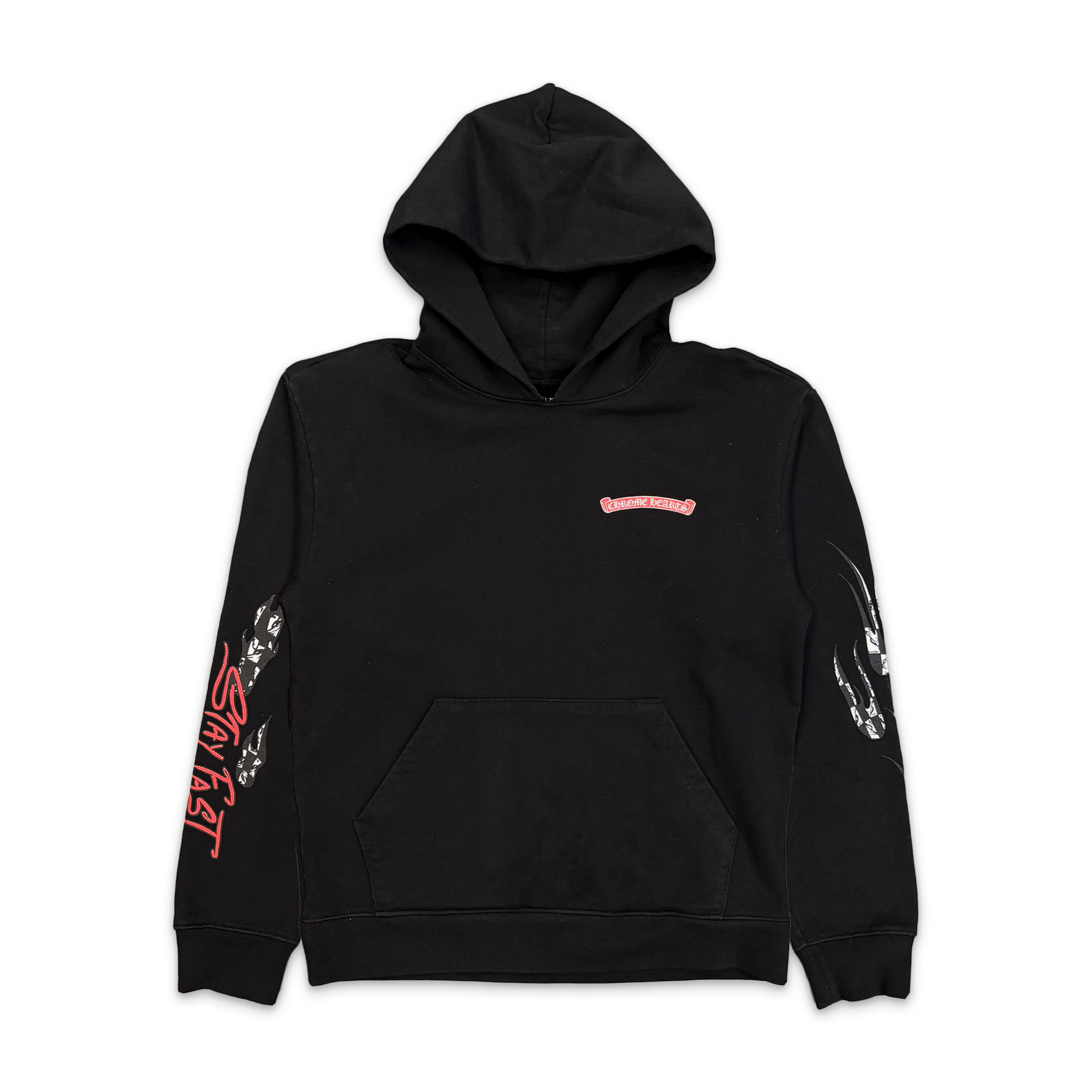 【稀少】Chrome Hearts MattyBoy STAY FAST PNT Matty Boy Stay Fast Race Team Hoodie “Black”