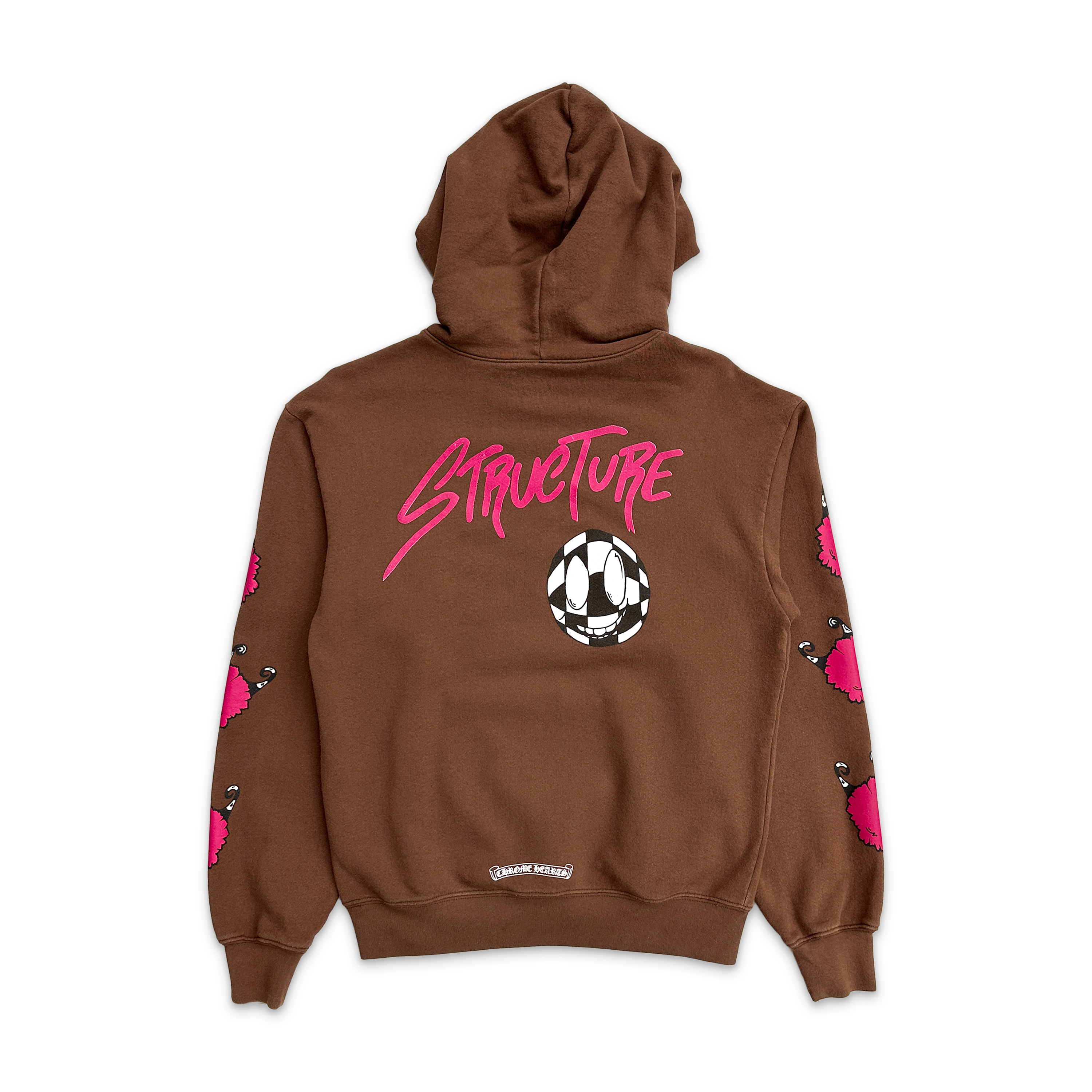 クロムハーツ　マッティボーイ　ブラウン　パーカー　フーディ　Mサイズ Matty Boy Structure Hoodie 