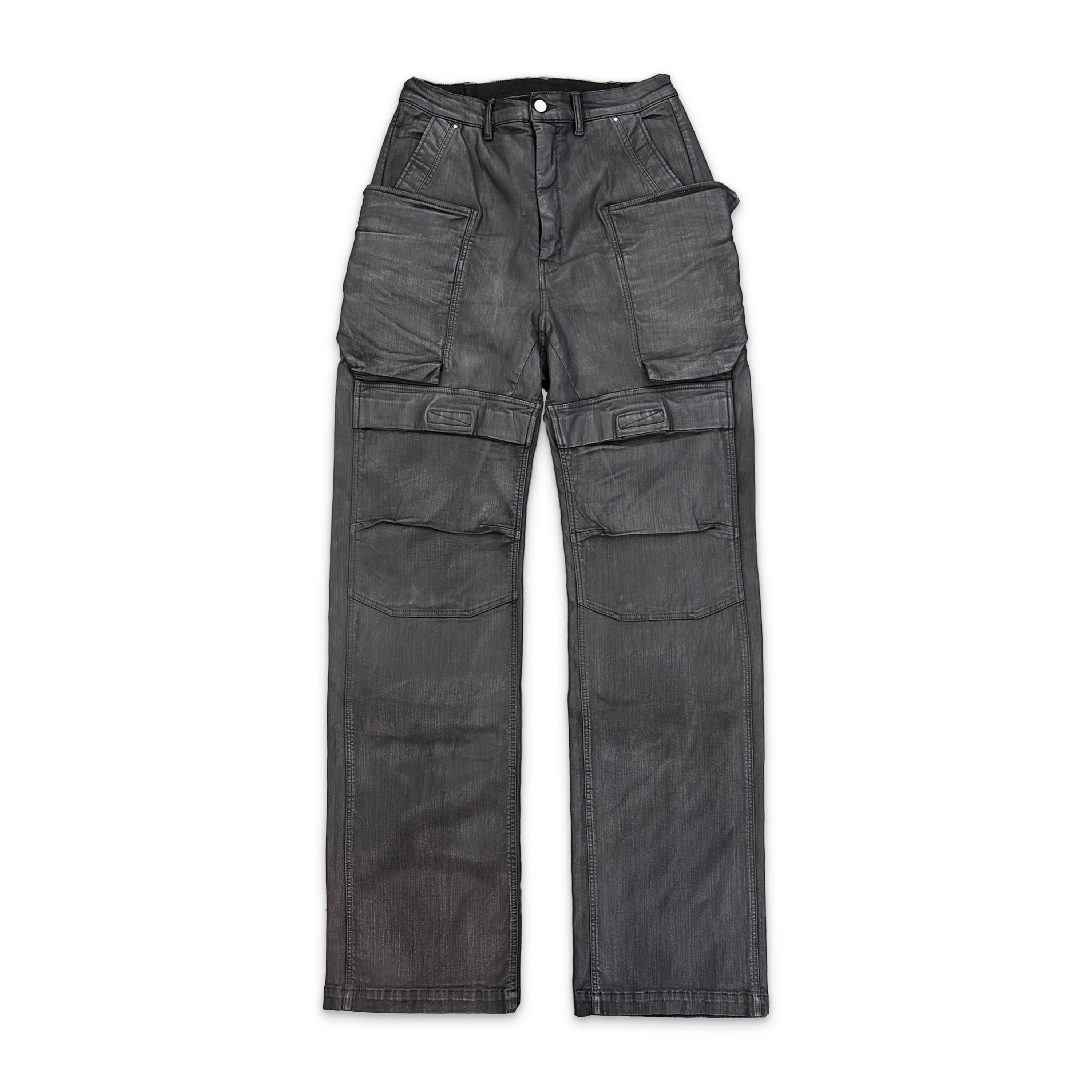 Lido Stefan Cargo Wide Leg Pants "Black Wax"