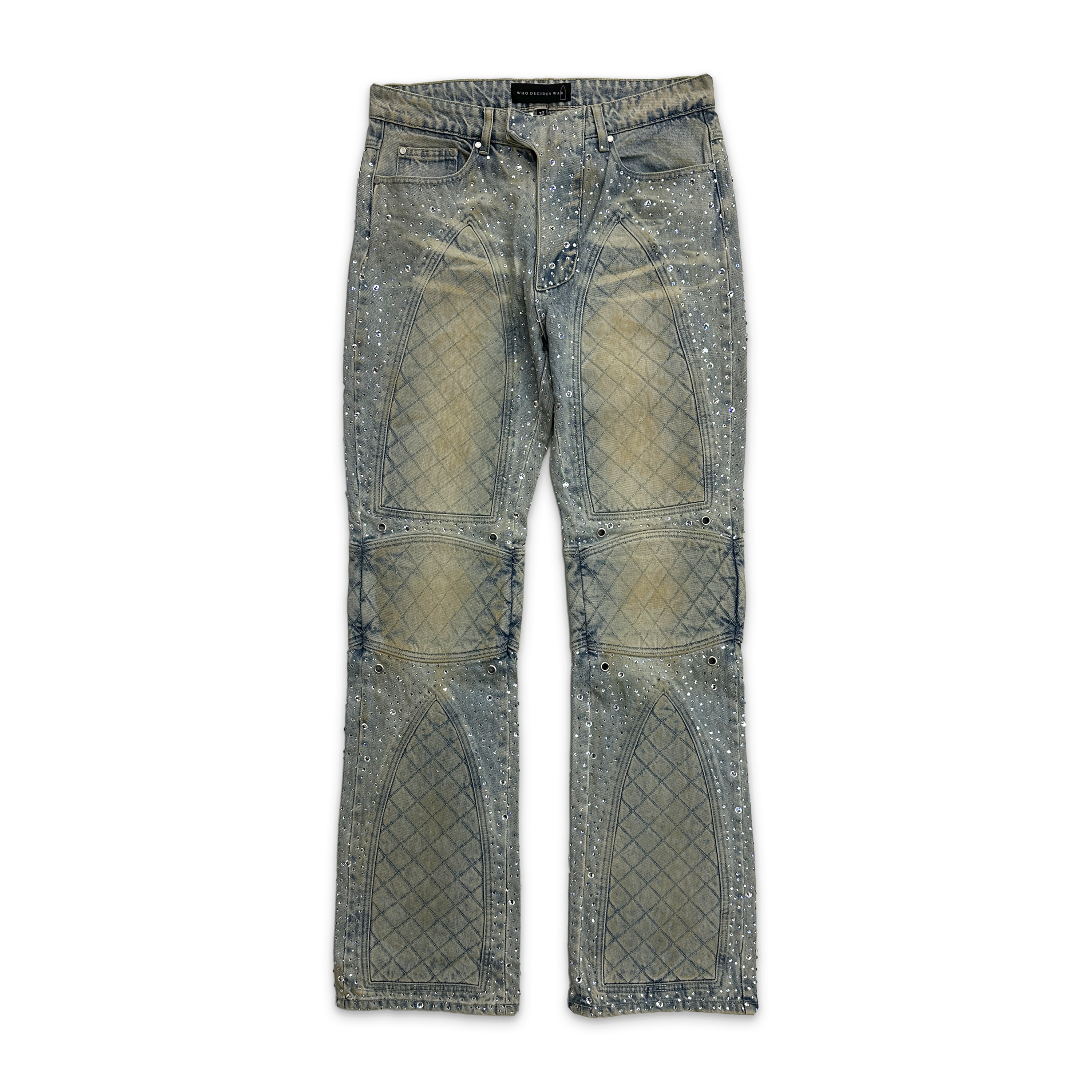 Studded Moto Denim