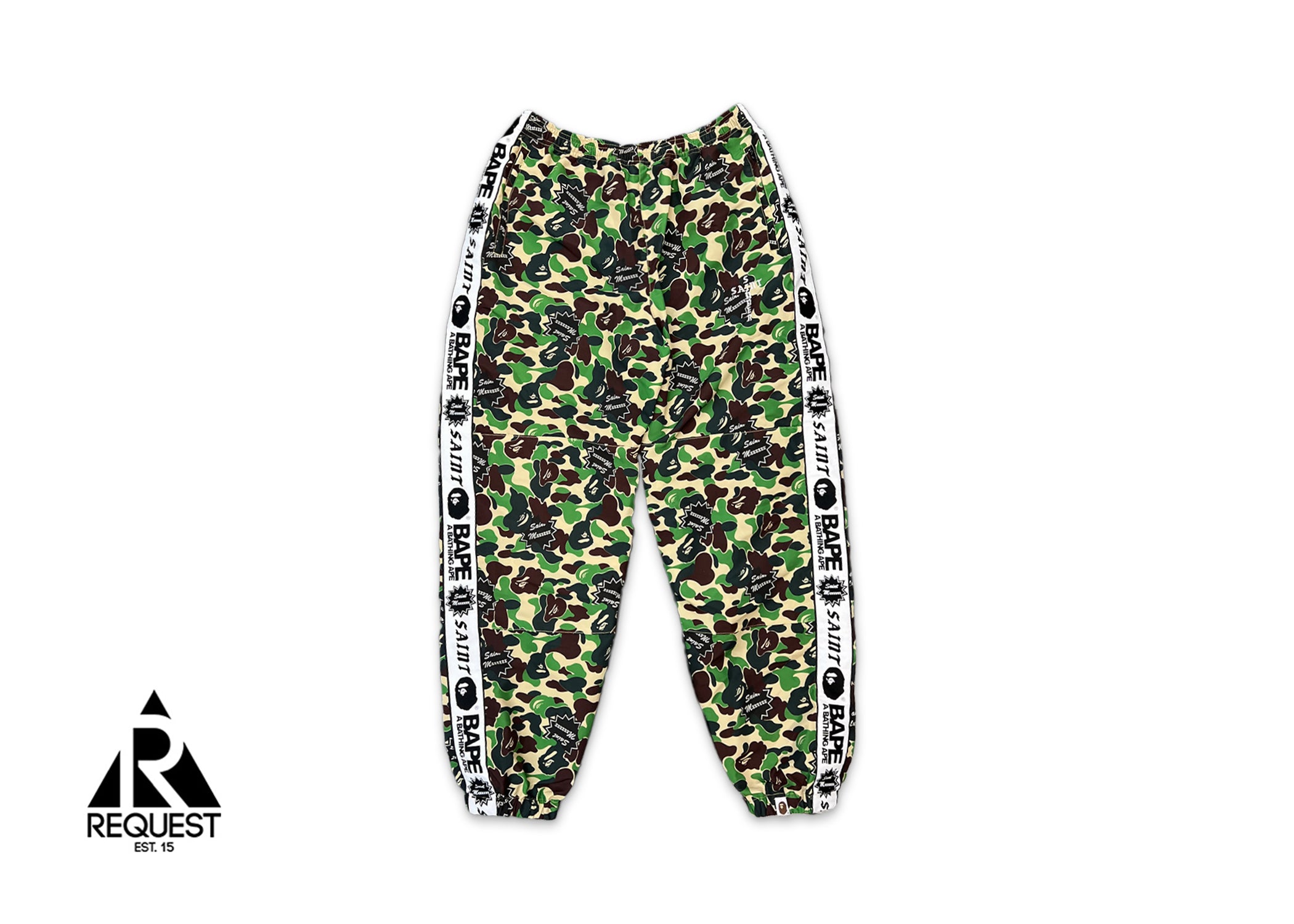 x A Bathing Ape St Ape Track Pants "Camo"