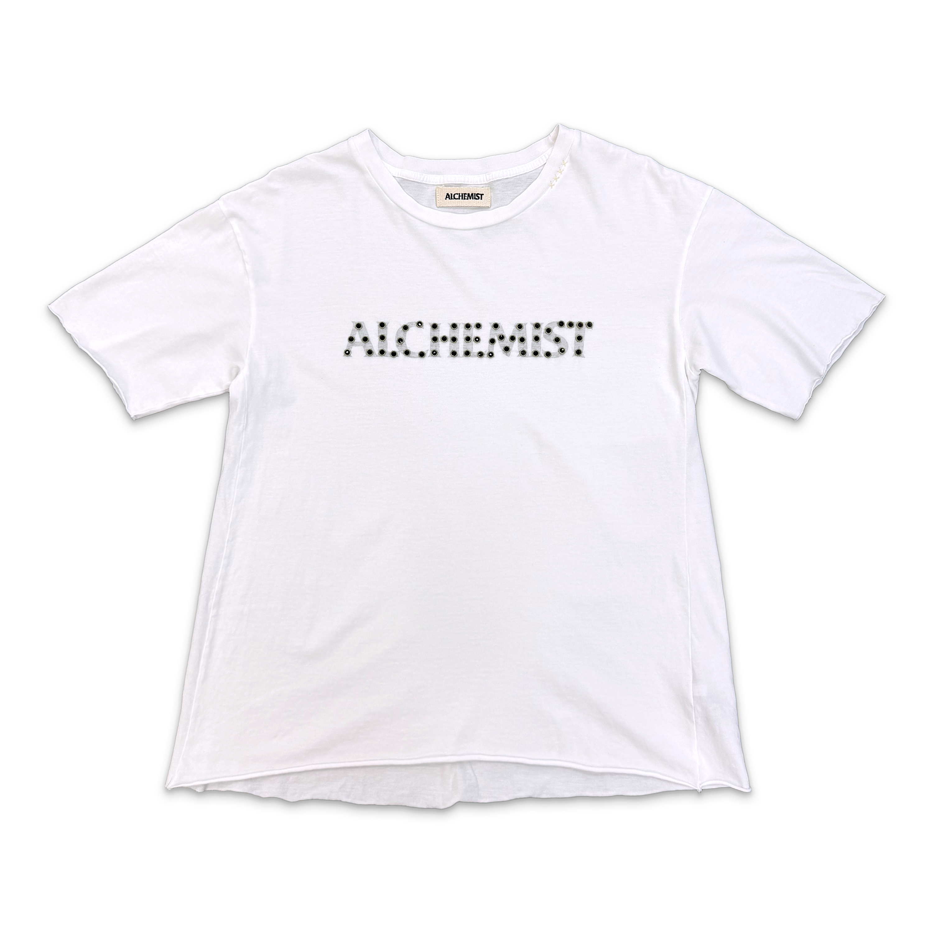 Large Logo Crystal Tee "White Opal"