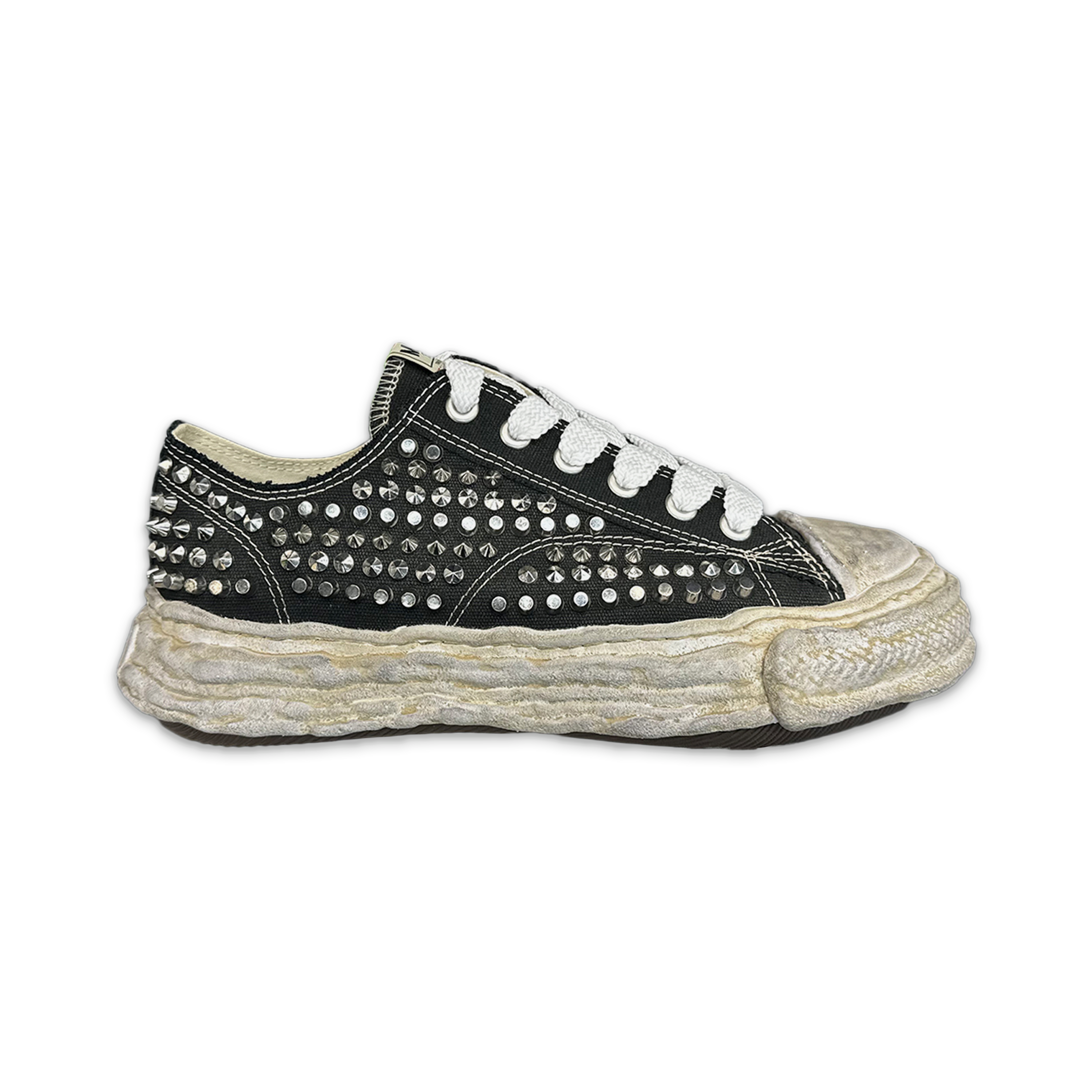Peterson OG Sole Studded Canvas Low "Black"