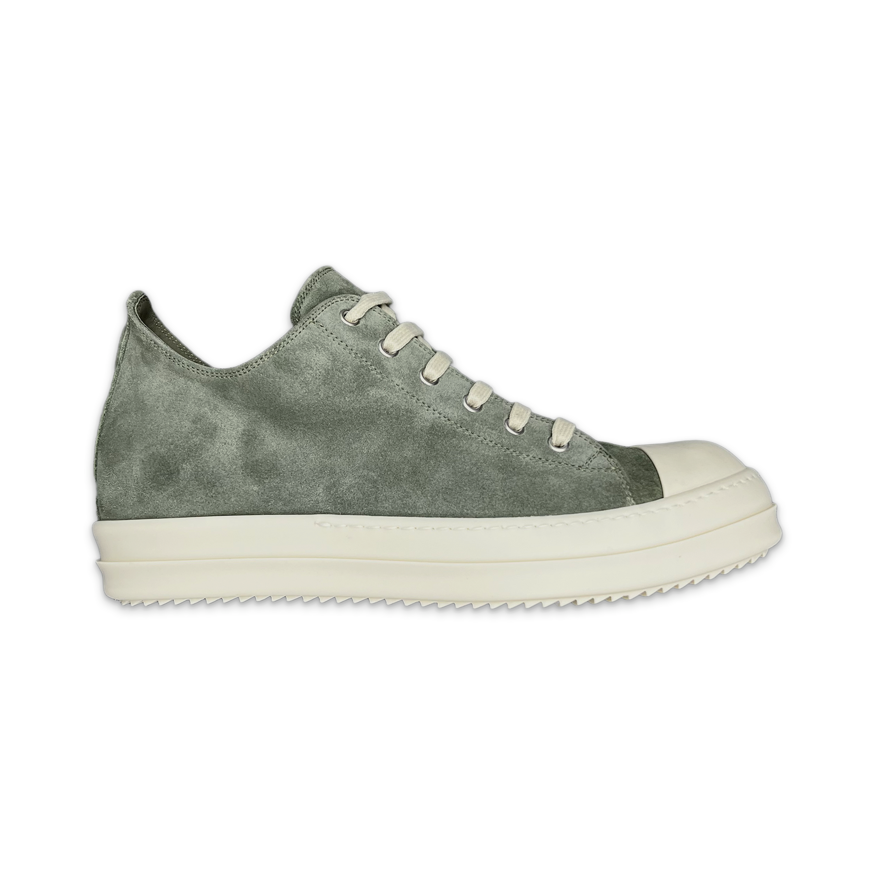 Rick Owens, Hollywood Suede Ramones Low "Celadon Milk"
