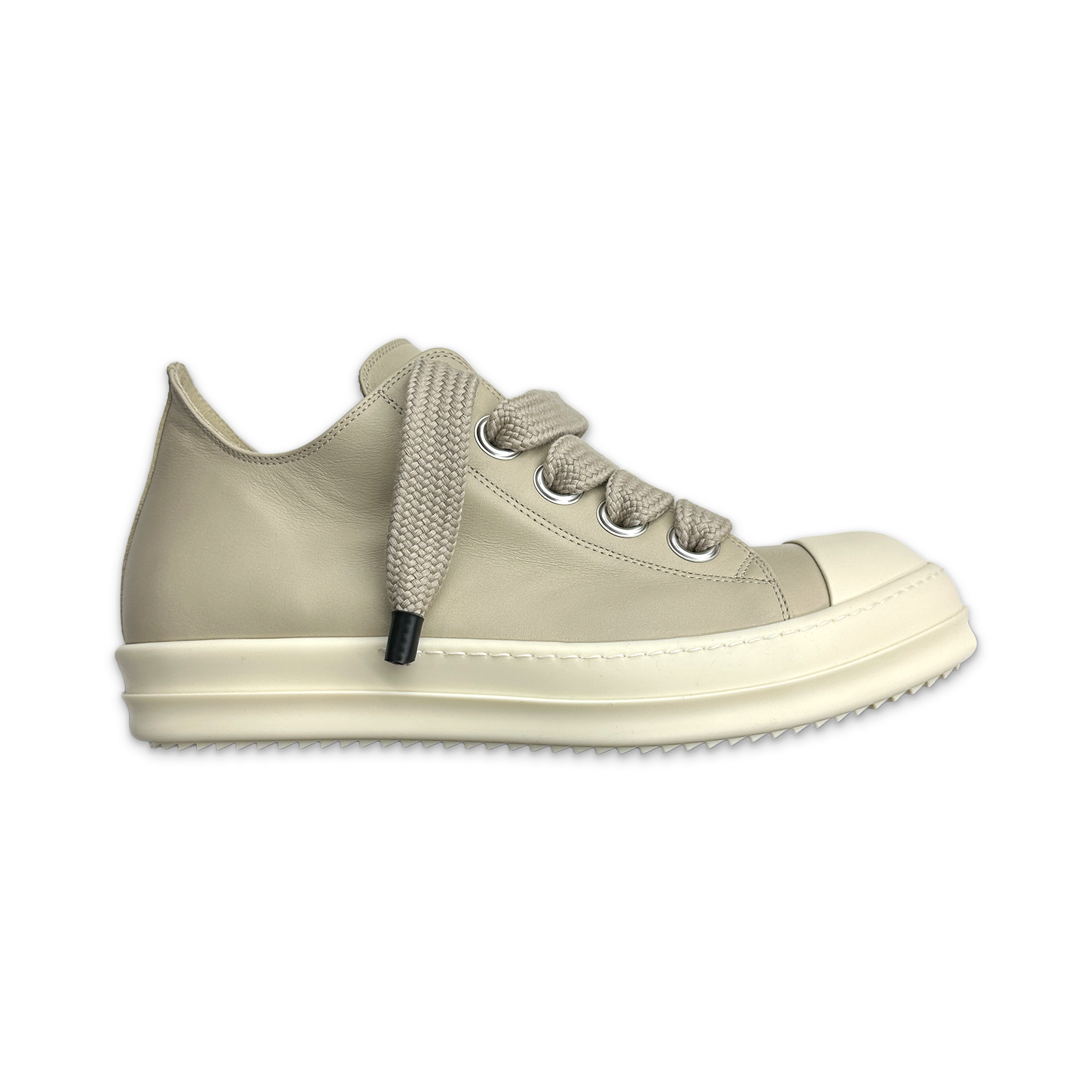 Temple Jumbo Lace Leather Ramones Low "Sand Milk"