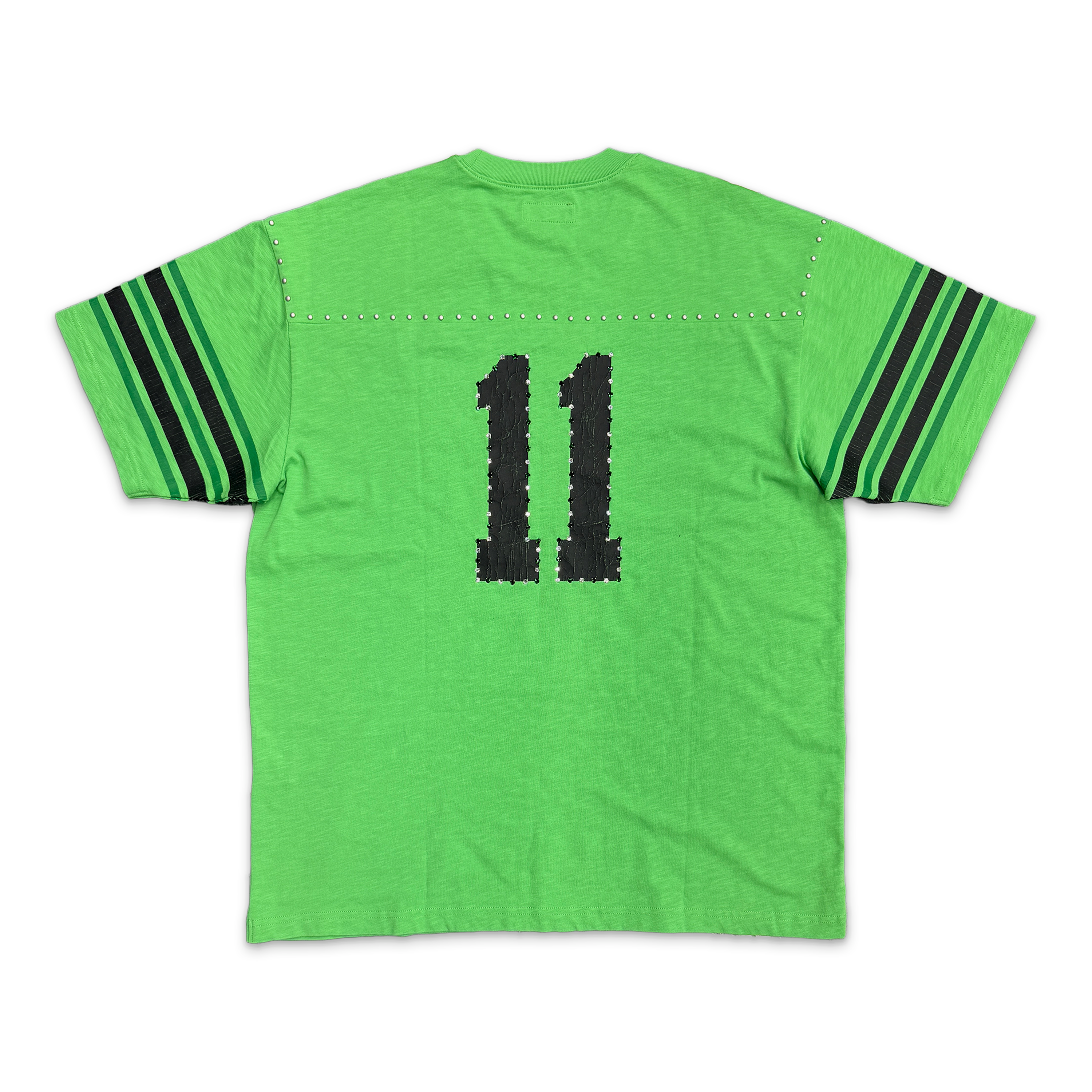 Studded Football Top "Green"