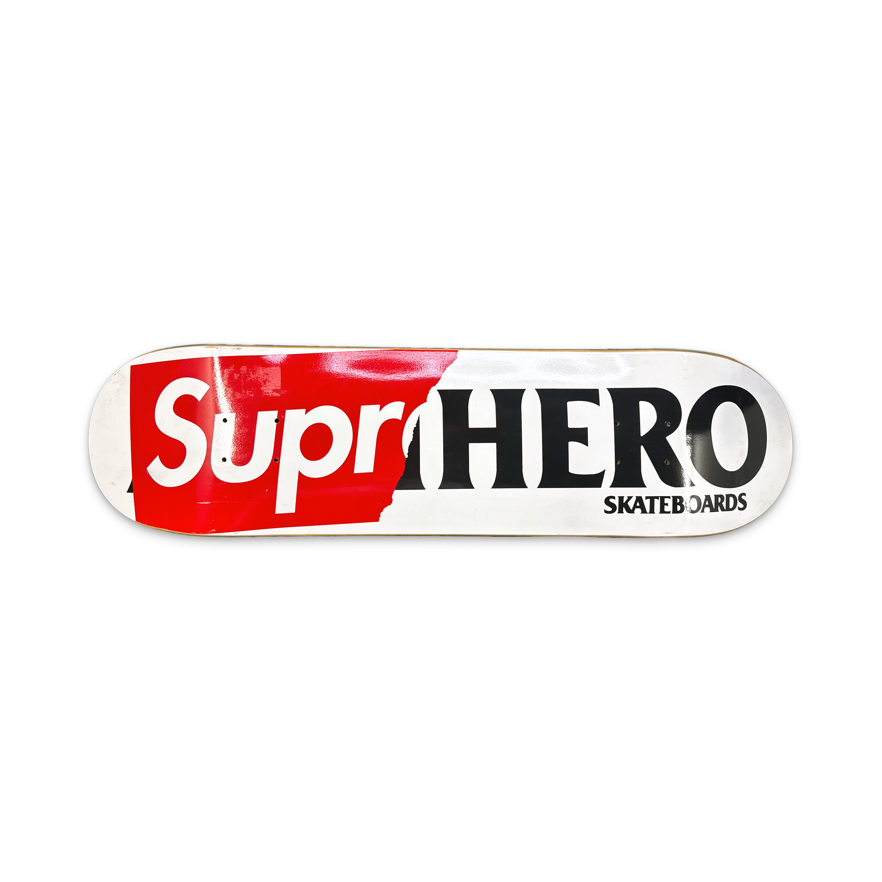 Supreme Antihero Supr-Hero Skateboard Deck "White"