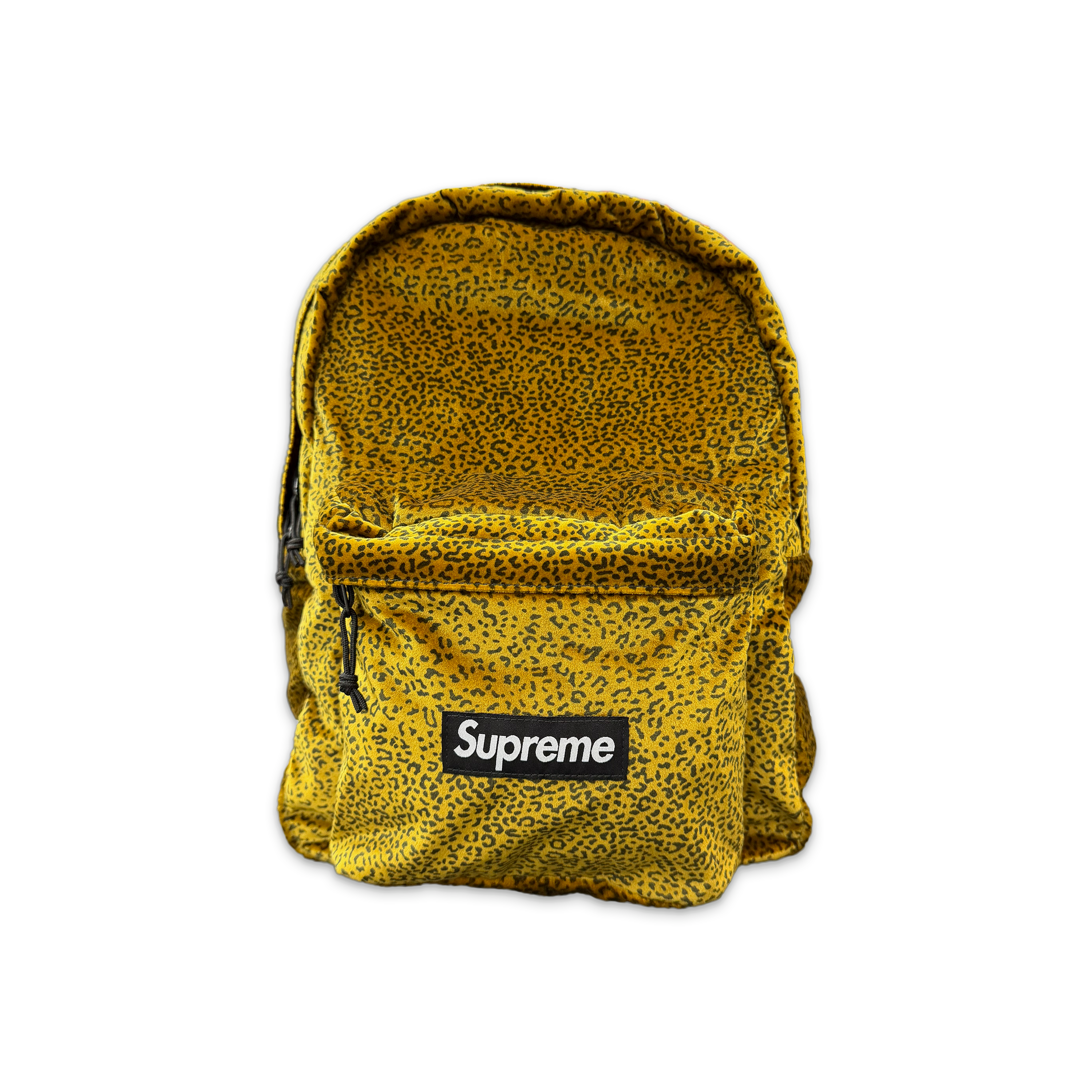 Supreme, Velvet Backpack FW25 "Tan Leopard"