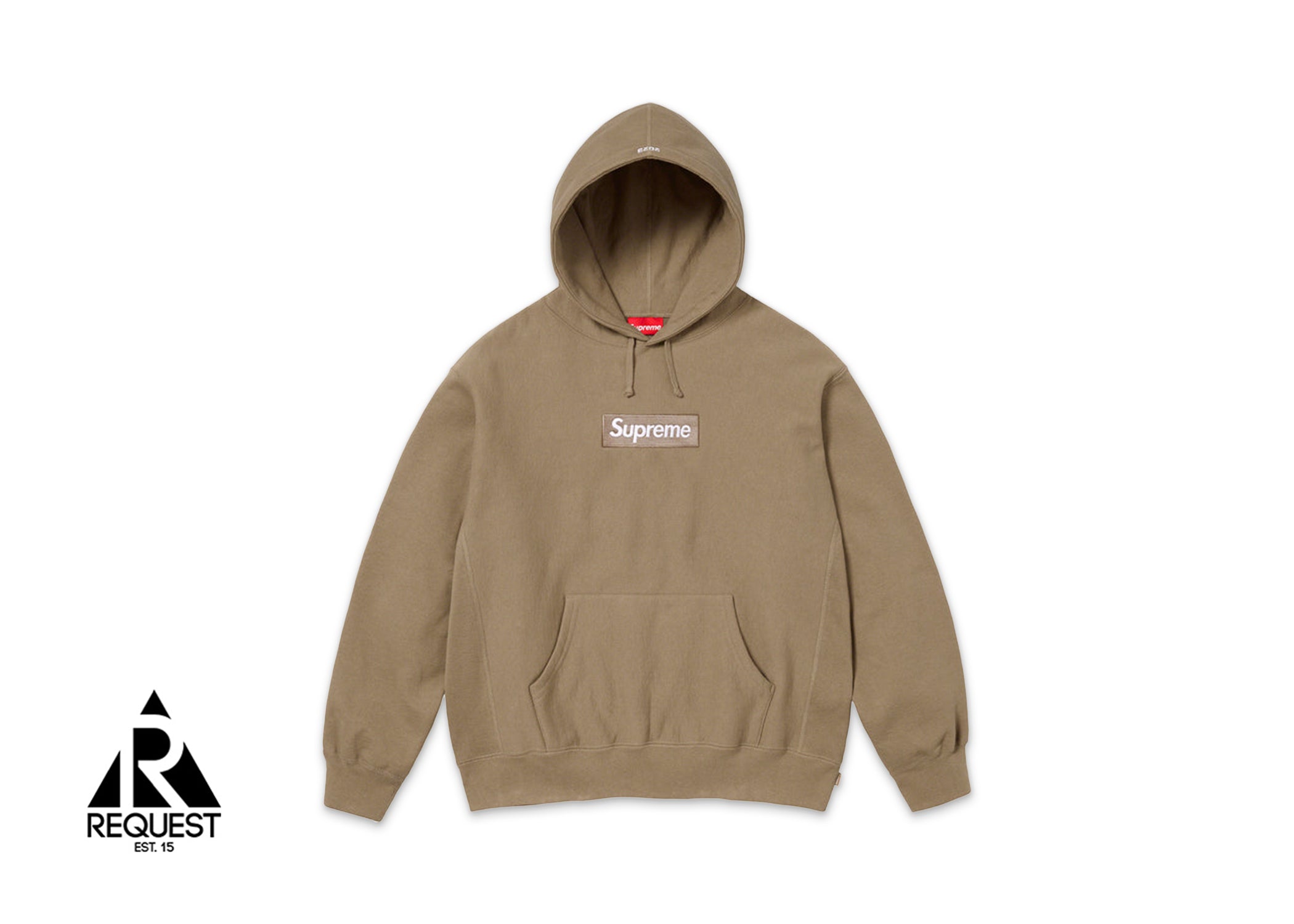 Supreme Hooded Box Logo Sweatshirt “Dark Sand" FW23