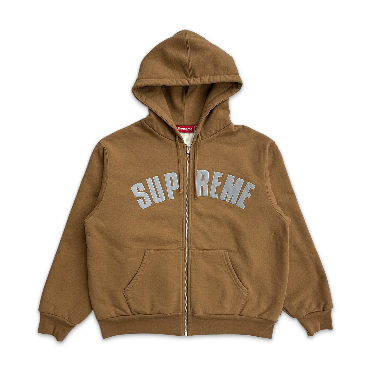 3M Thermal Zip Up Hooded Sweatshirt "Brown"