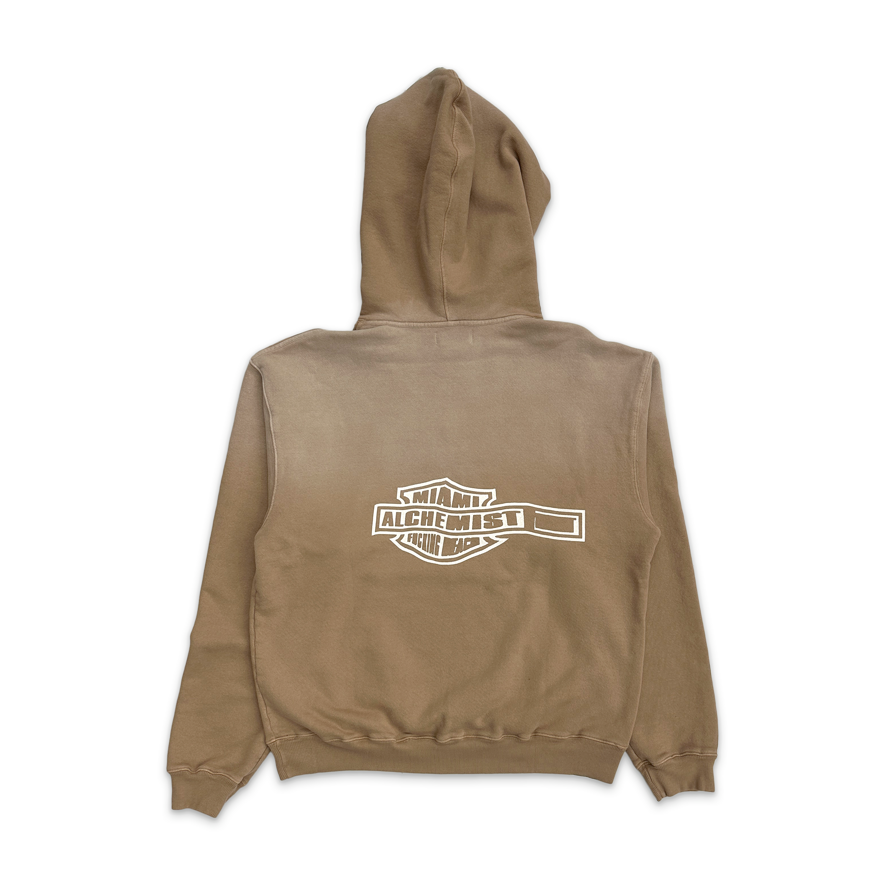 Alchemist, Wavy Hoodie "Faded Brown"