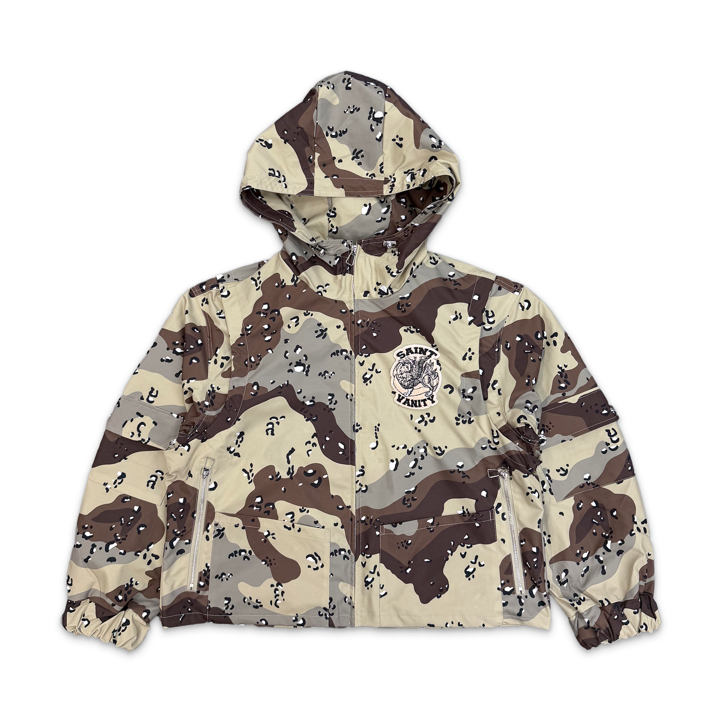 Nylon Hooded Jacket "Desert Camo"