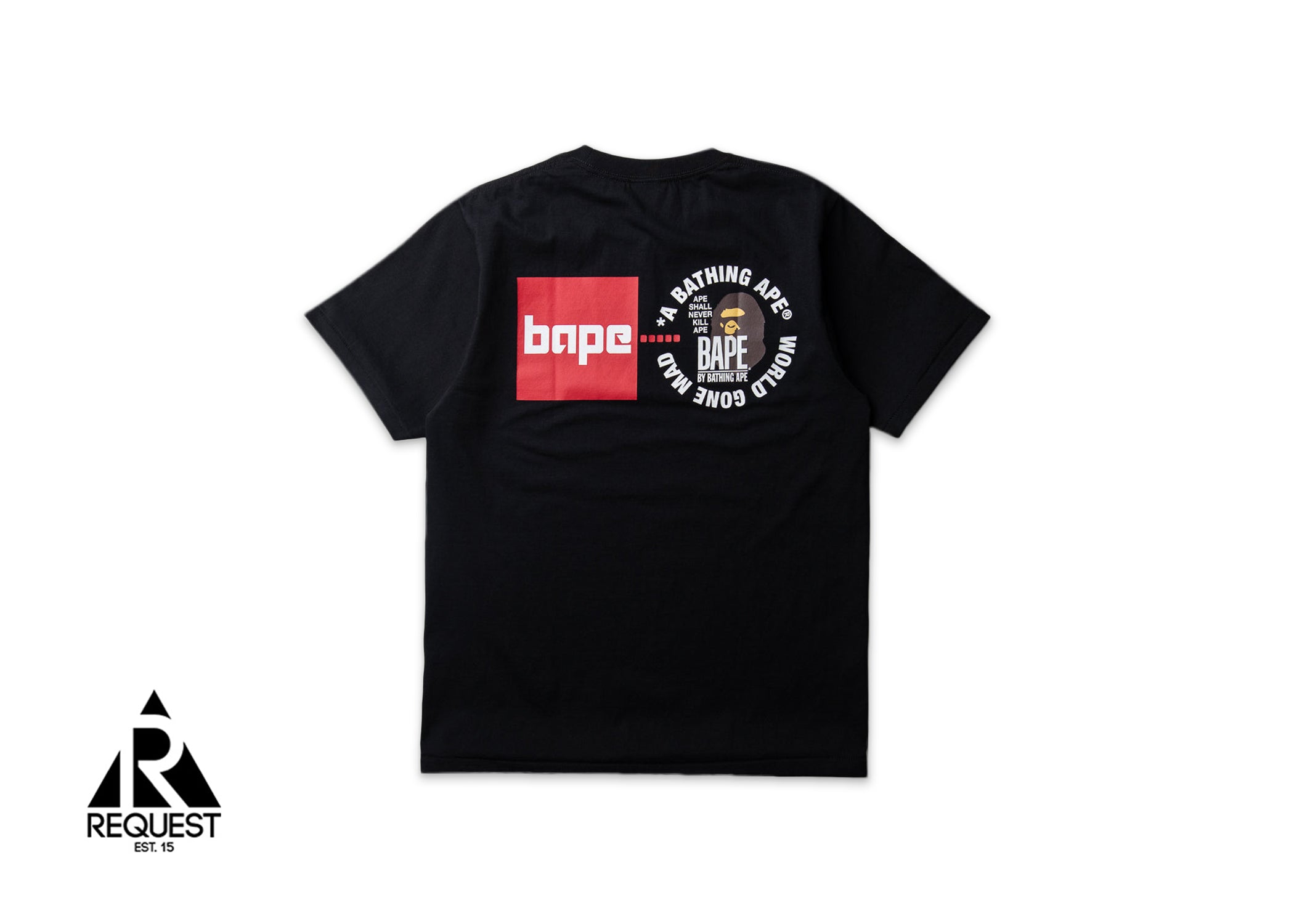 A Bathing Ape BAPE Logo Tee “Black”