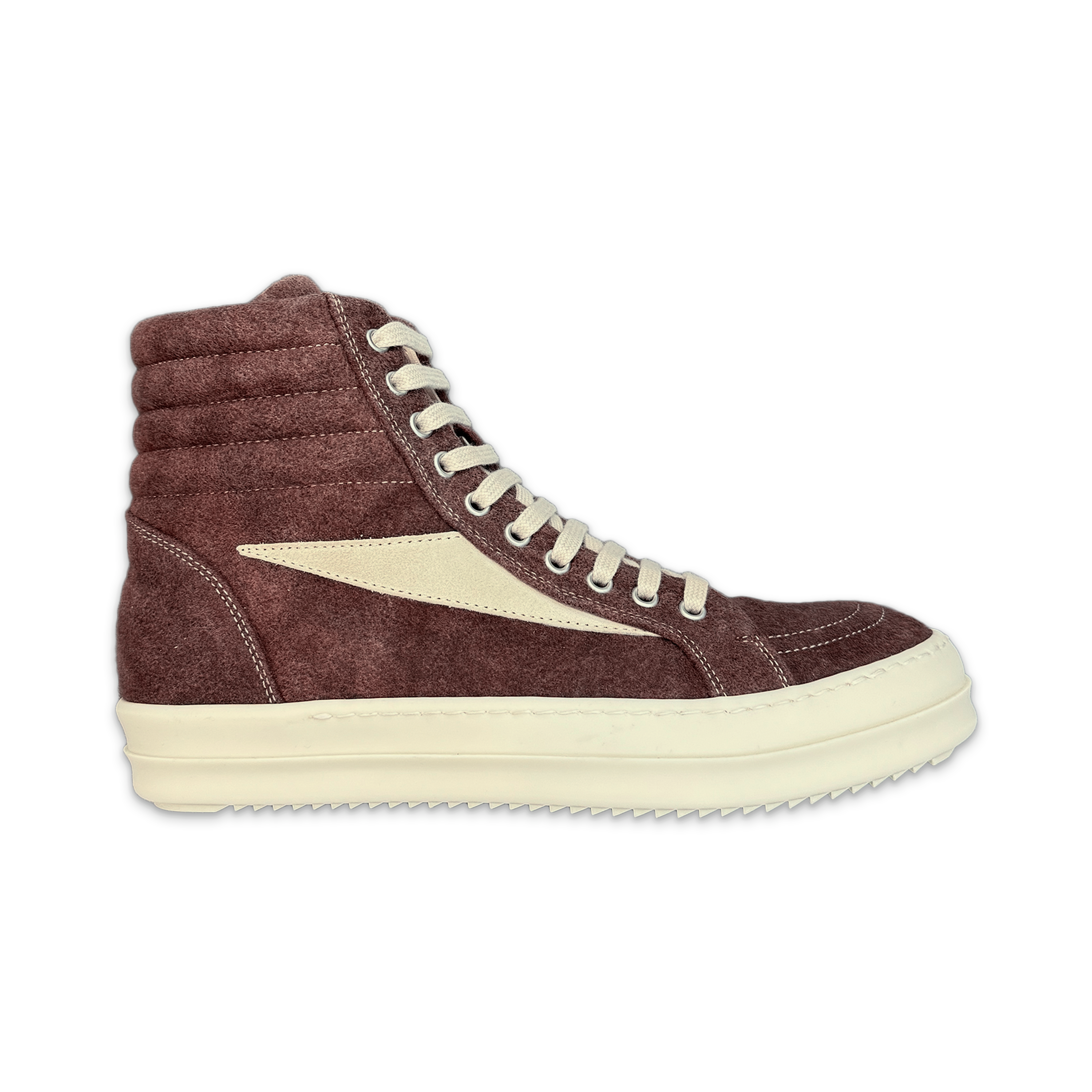 Rick Owens DRKSHDW, Vintage Sneaks Moleskin High "Terra Milk"