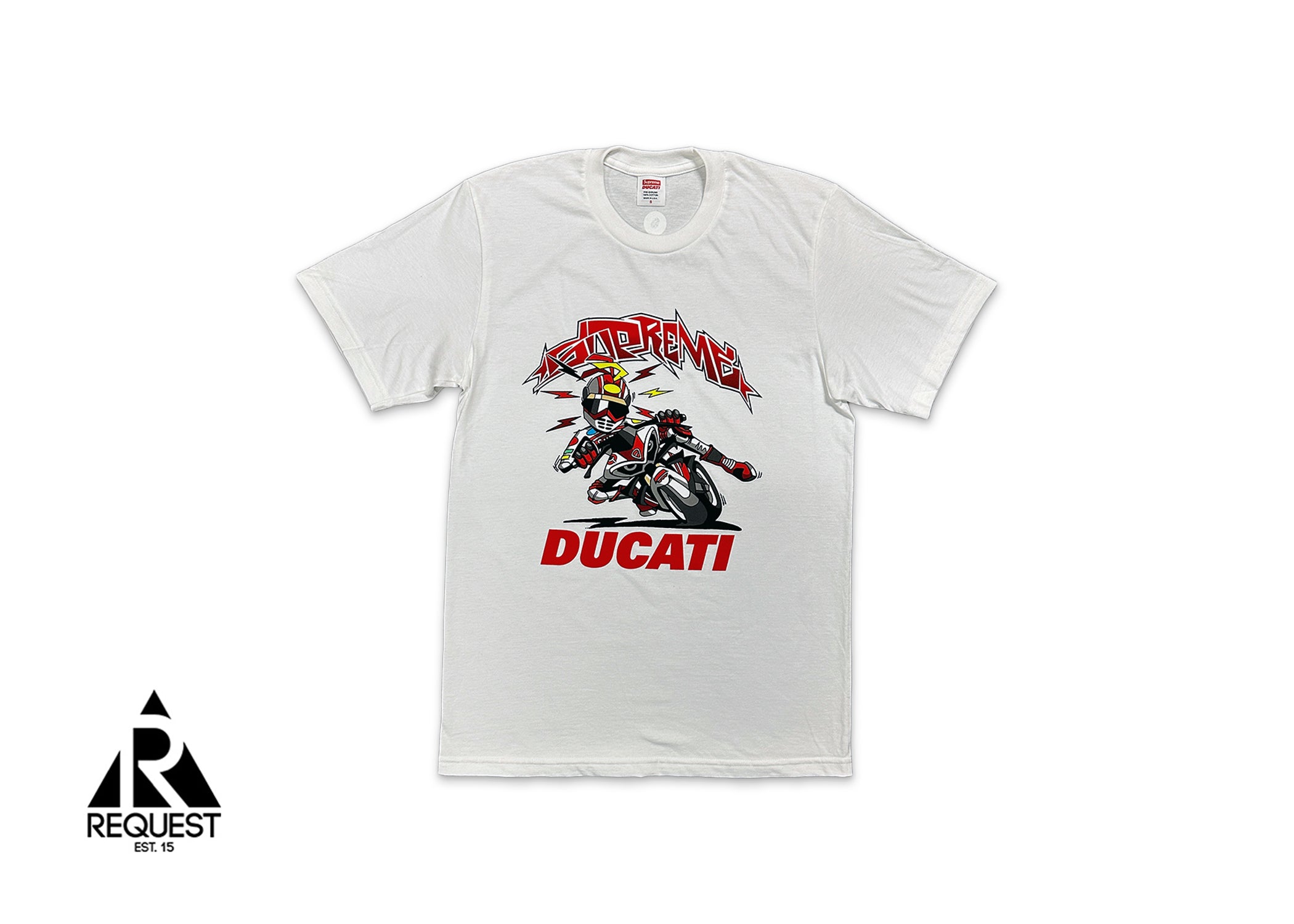 Supreme, Ducati Bike Tee "White"