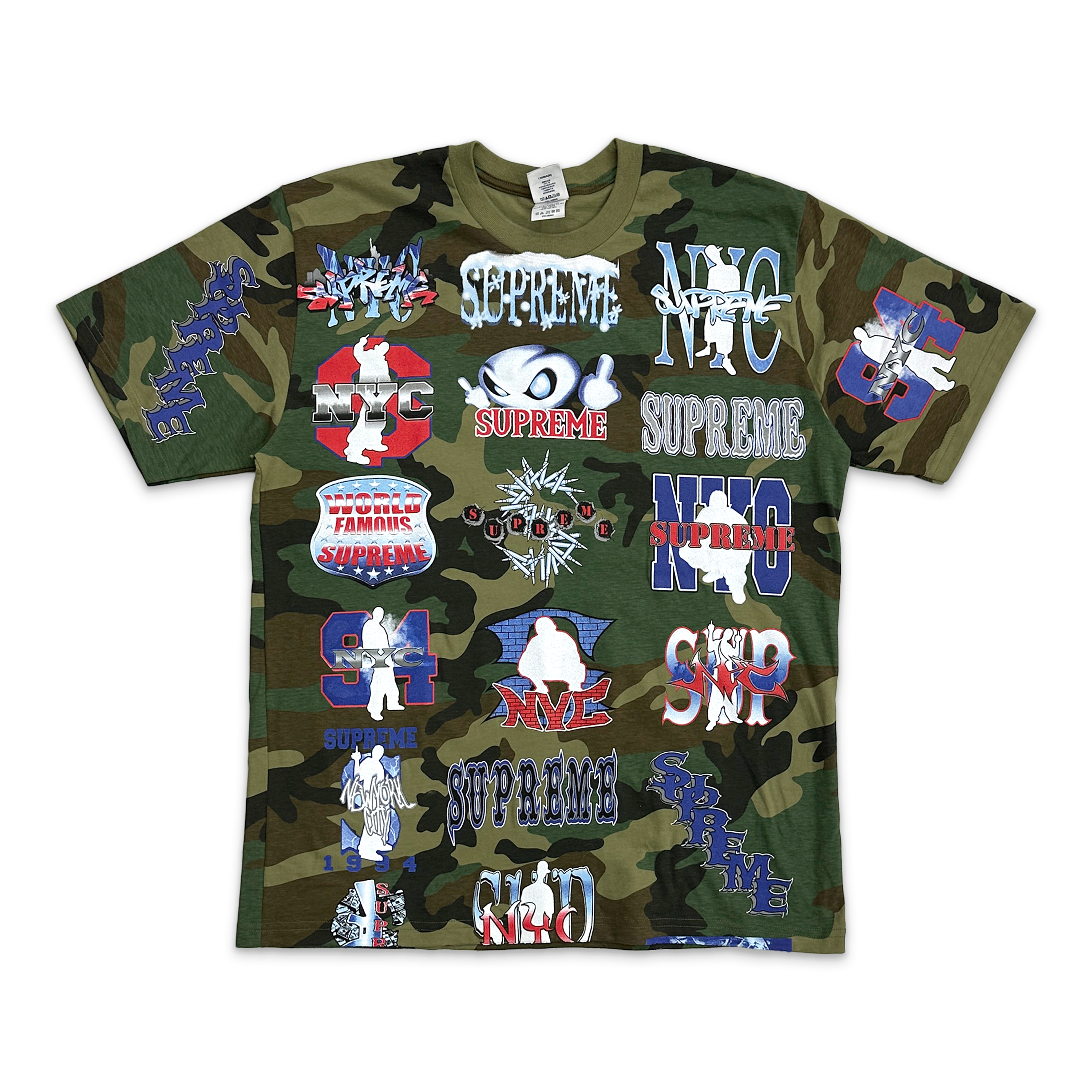 Supreme, Flash Tee "Woodland Camo" SS26