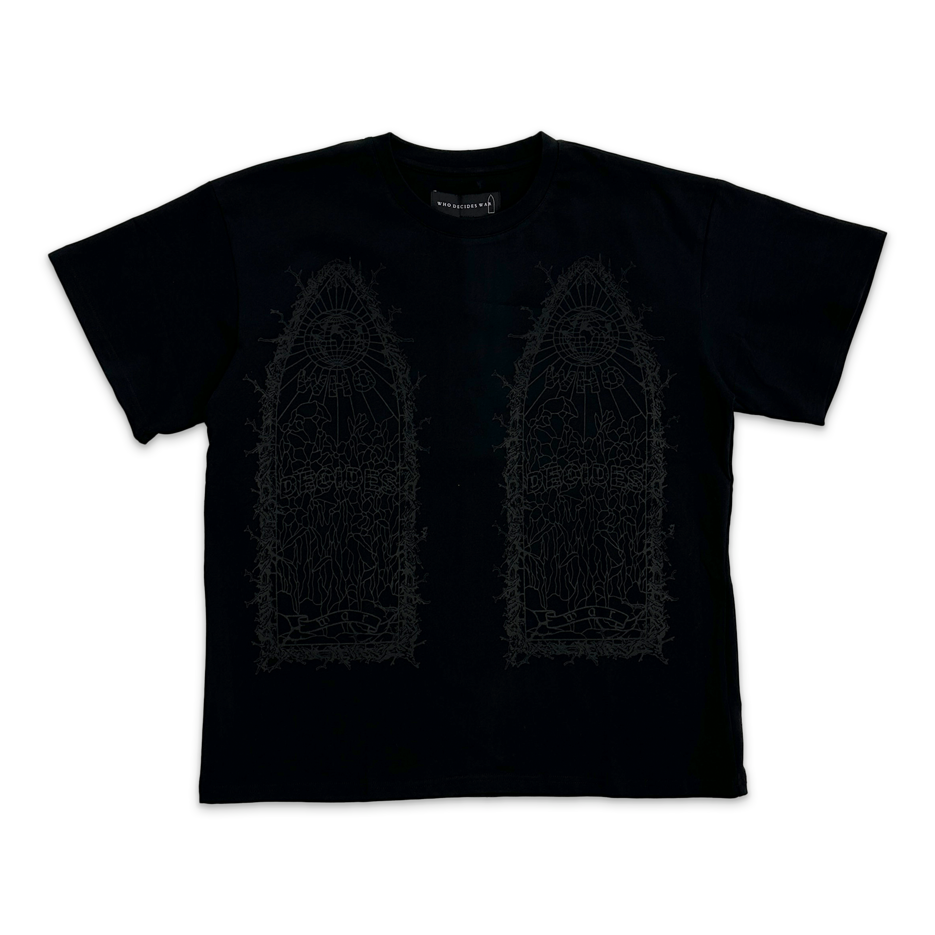 Thorned Jersey Tee "Coal"