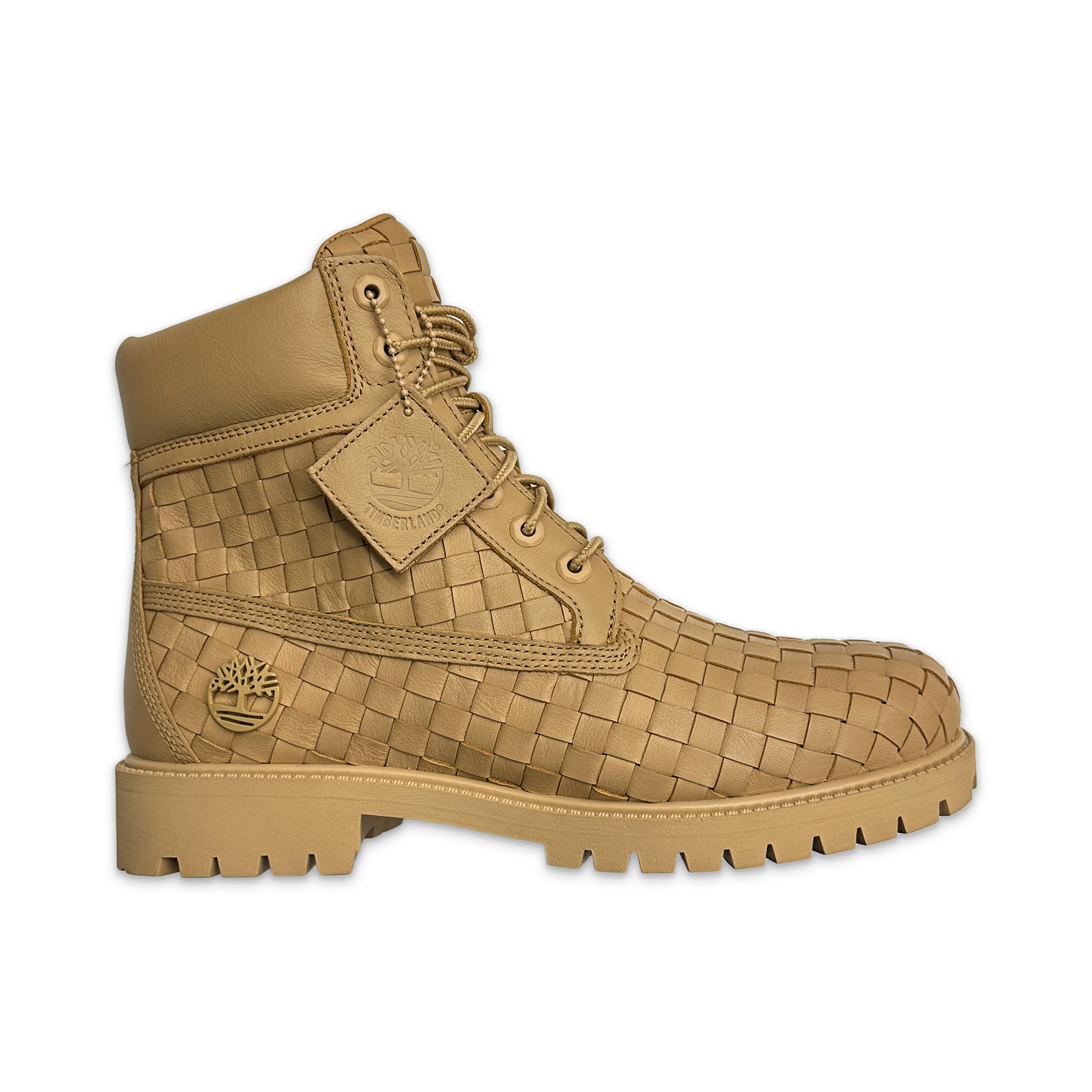 Timberland, 6" Premium Leather Woven Boot “Wheat”