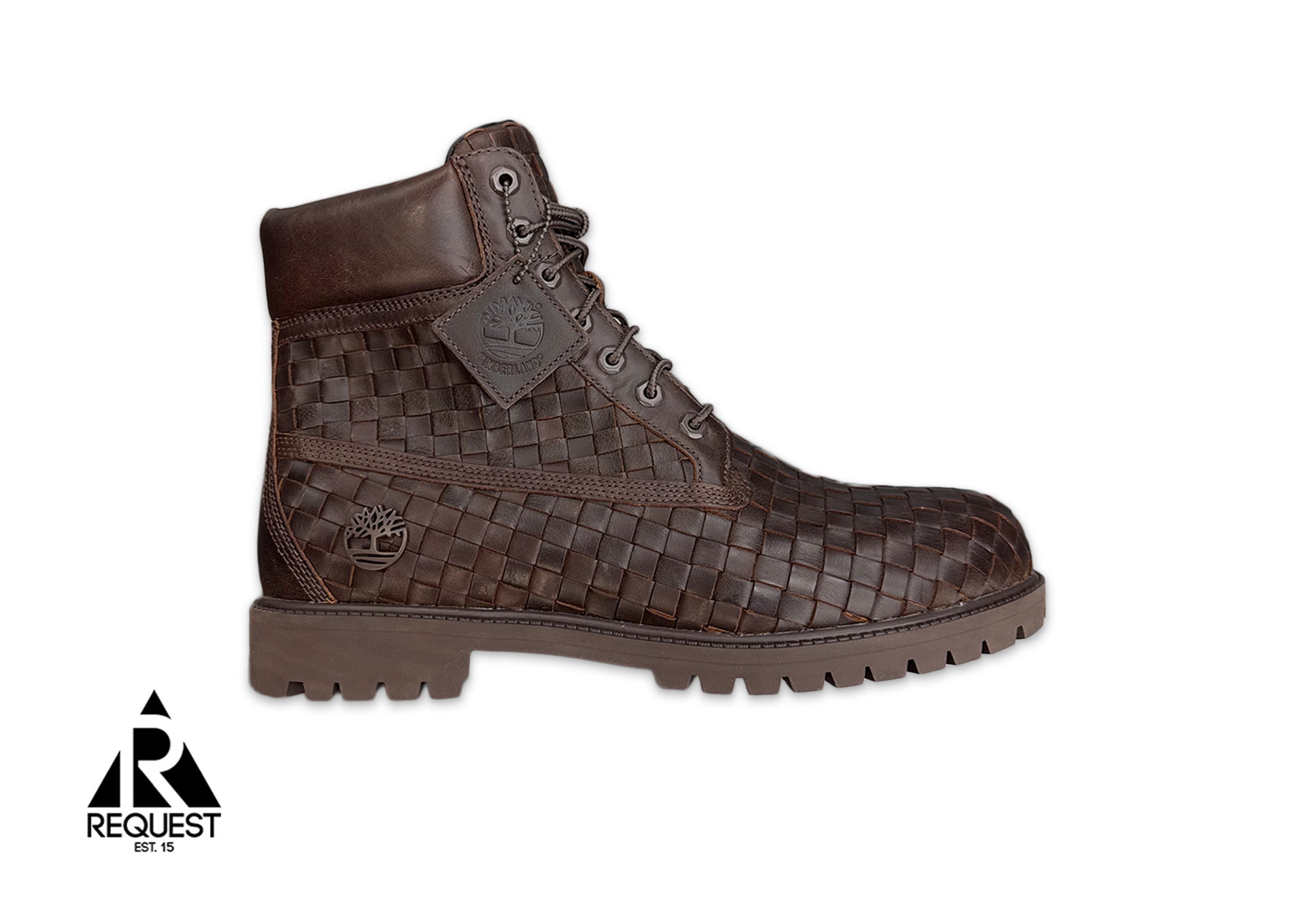 Timberland 6" Premium Leather Boot "Woven Dark Brown"