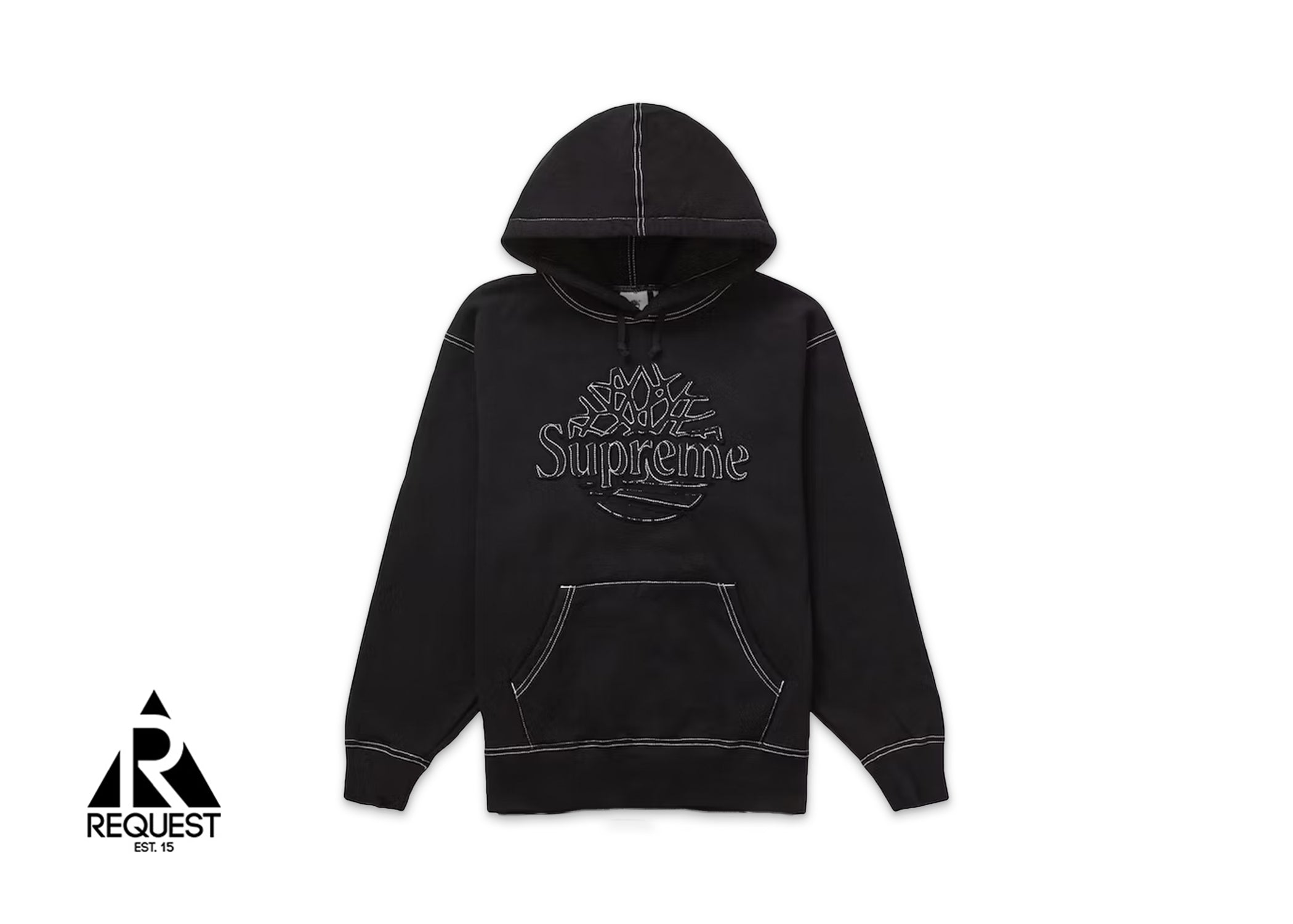 Supreme Timberland Hooded Sweatshirt (SS23) "Black"