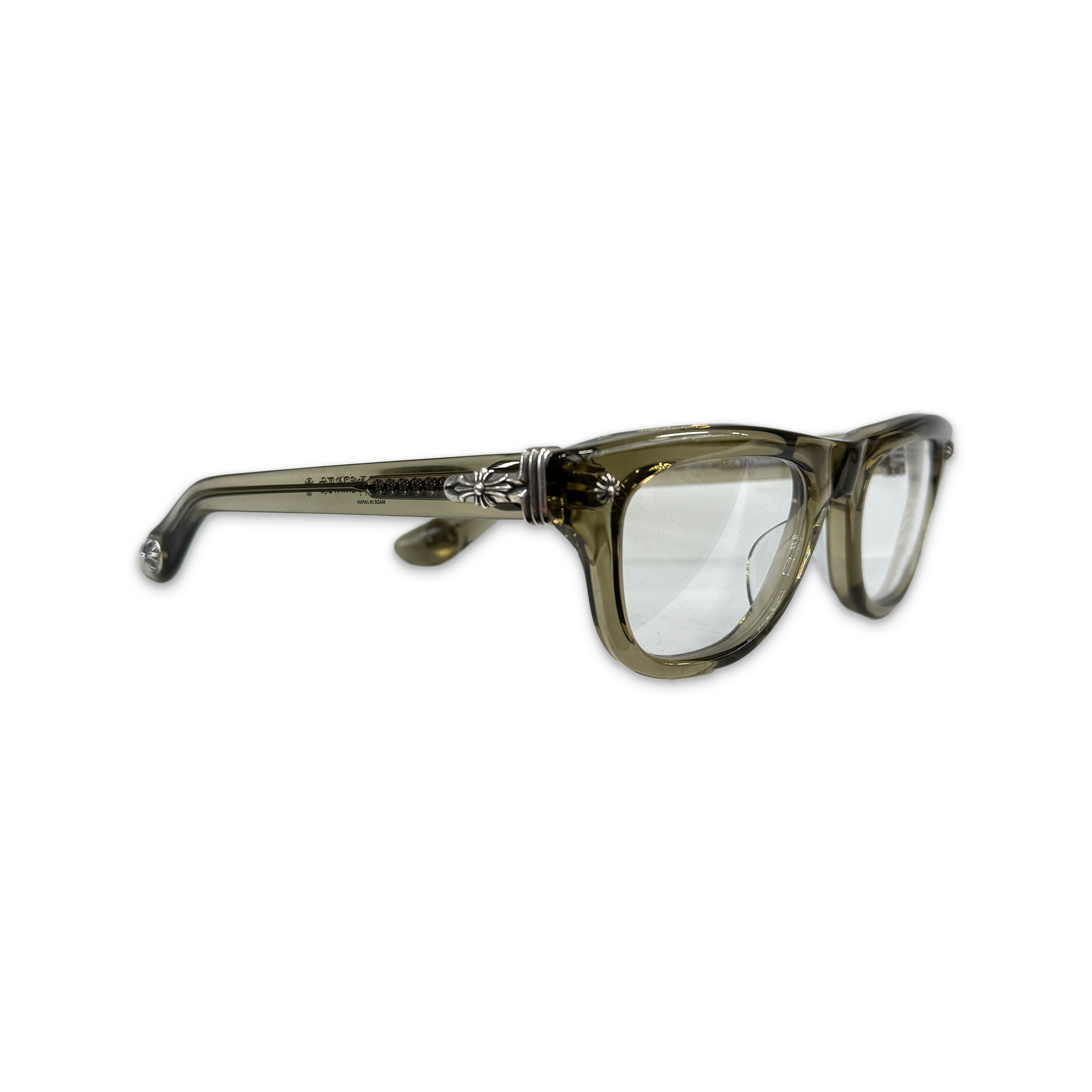Chrome Hearts, Trititsagain Glasses "Transparent Grey/Silver"