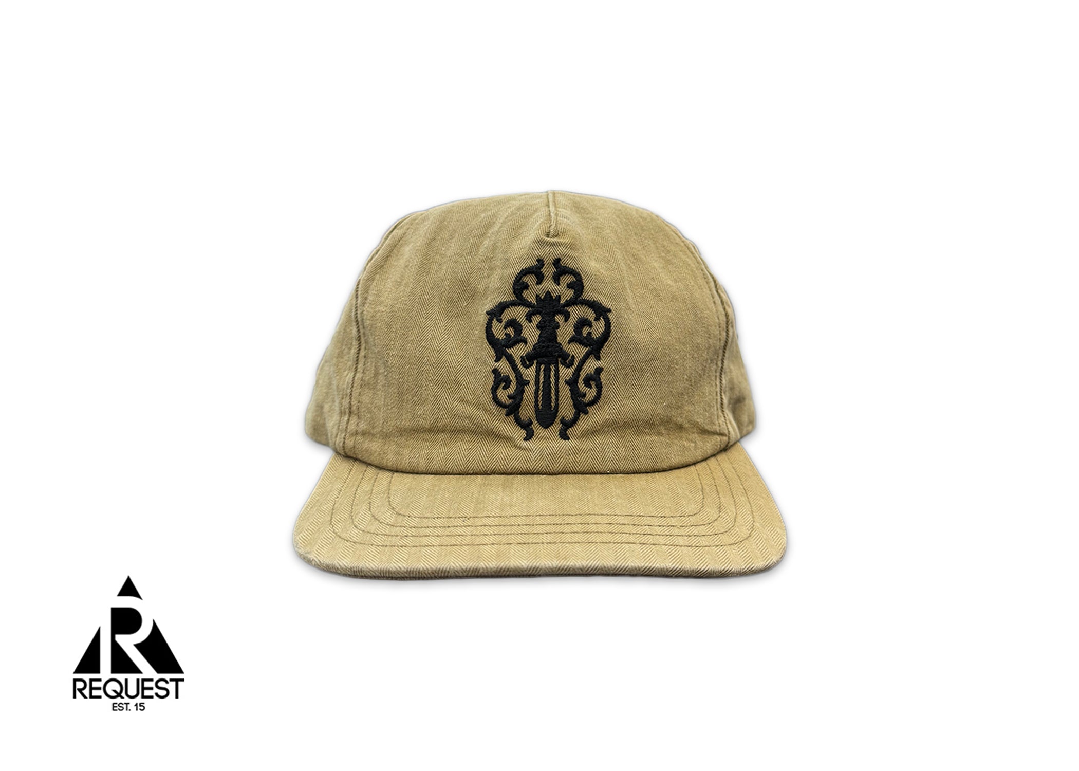 Chrome Hearts khaki baseball cap Silver Dagger Hat  main image 3