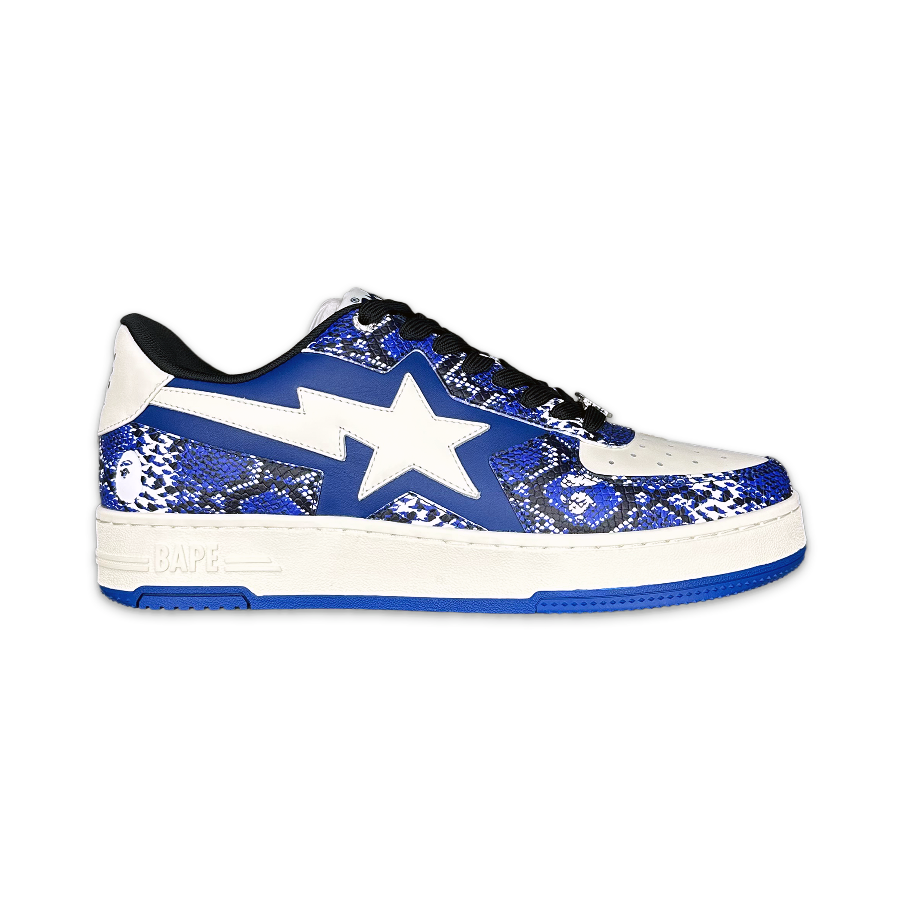 A Bathing Ape (BAPE), Tape Sta "Blue Snakeskin"