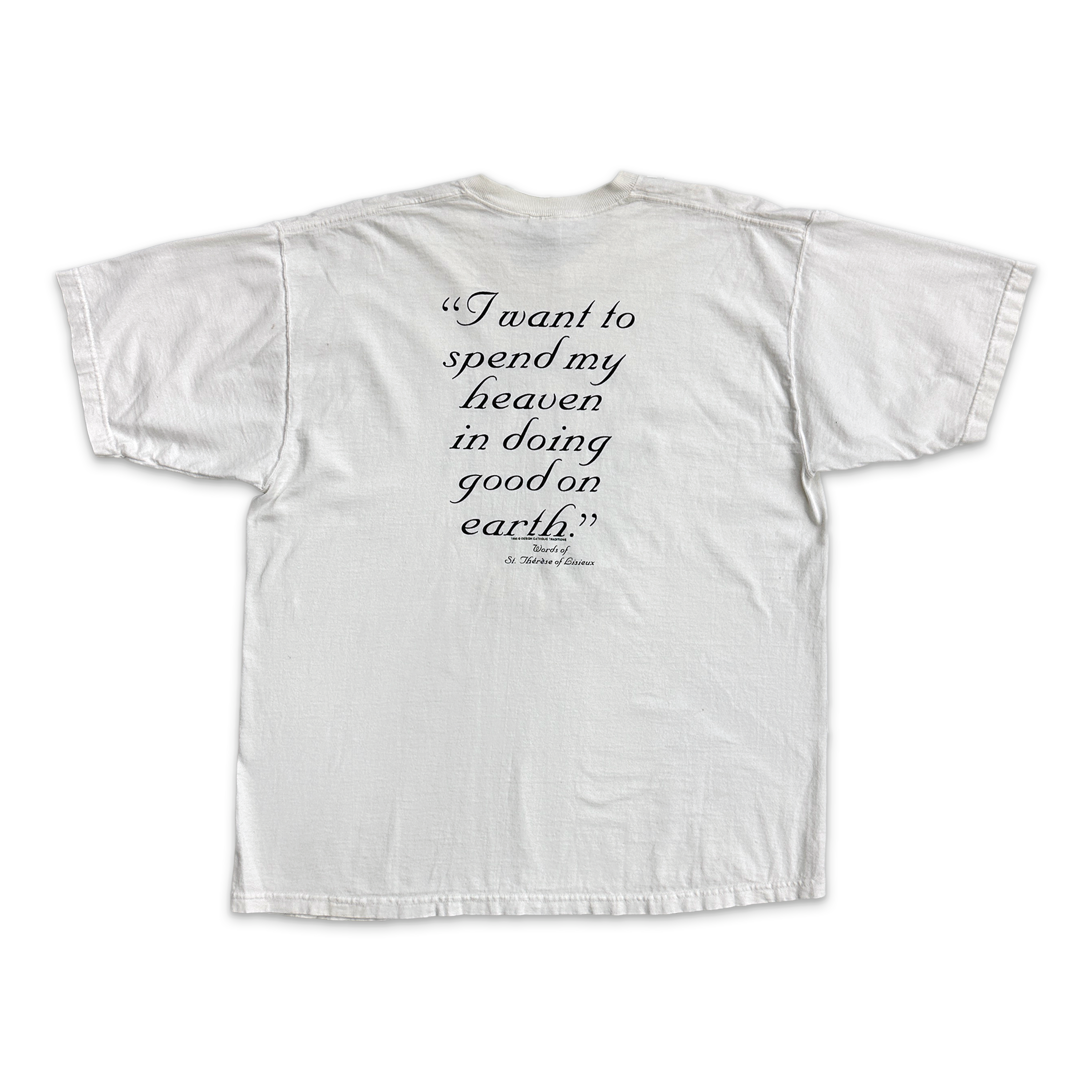 Saint Teresa Vintage Tee "White"