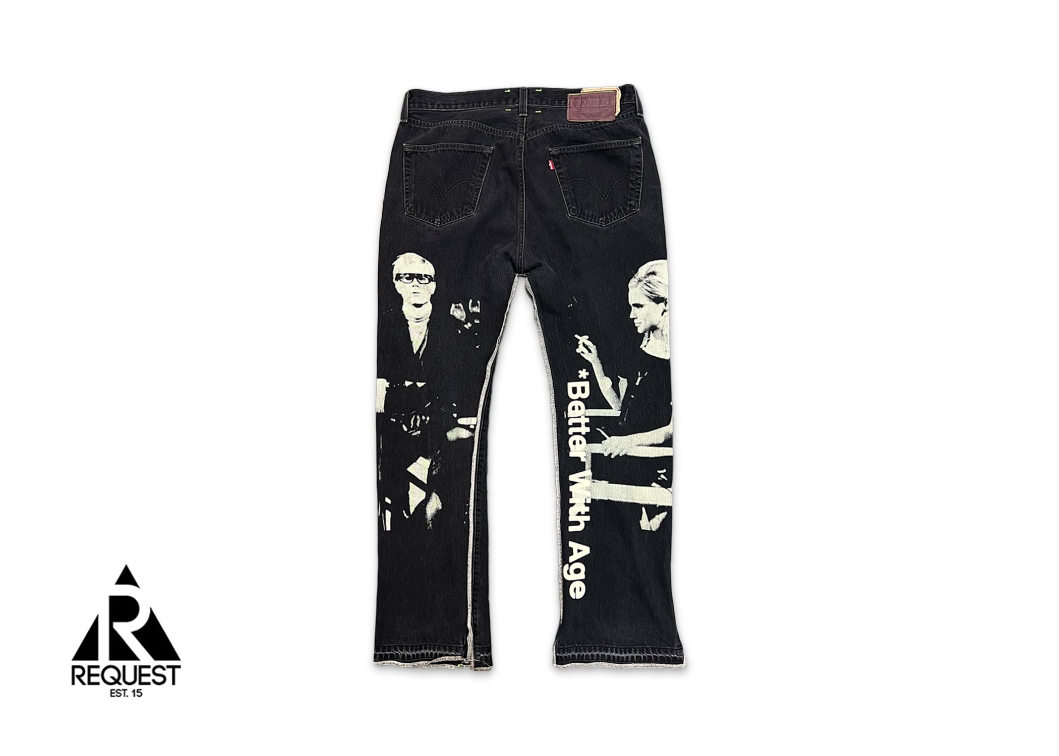 Better With Age Derby Pleated Denim "Black"