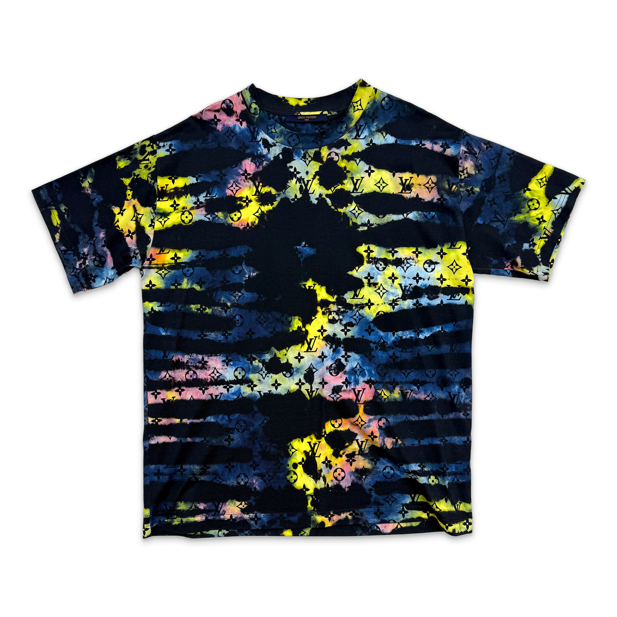 Monogram Tie Dye Tee "Multi"