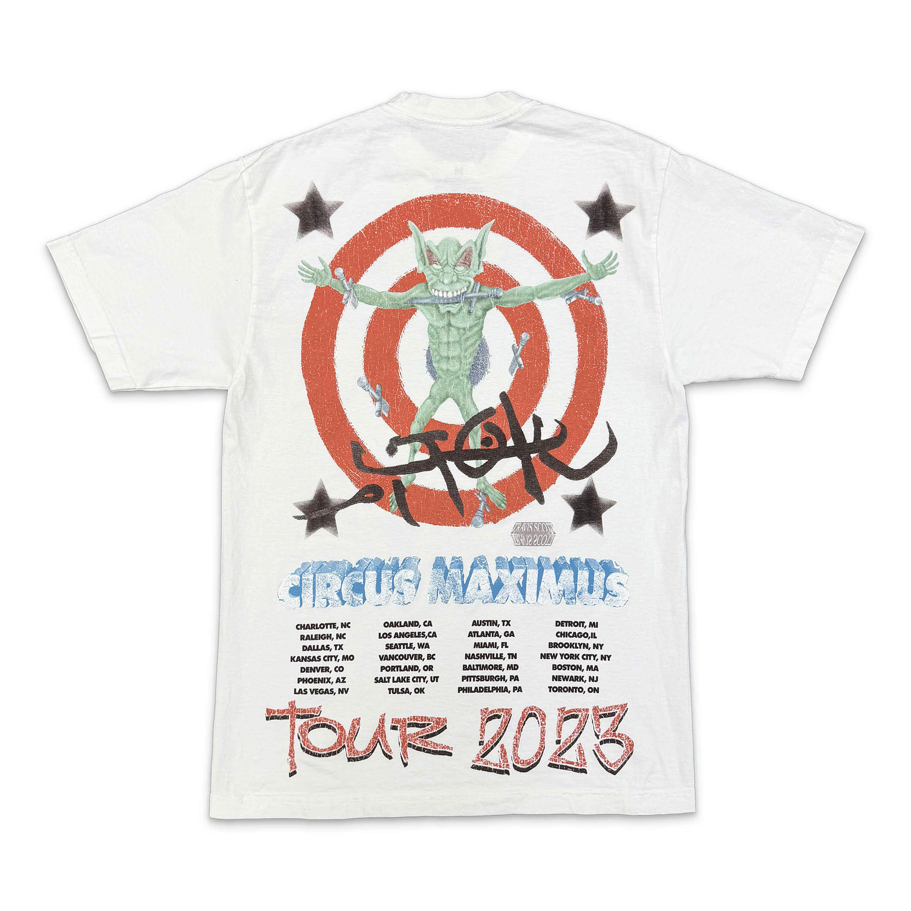 Travis Scott Utopia Circus Maximus Tour III Tee "White"