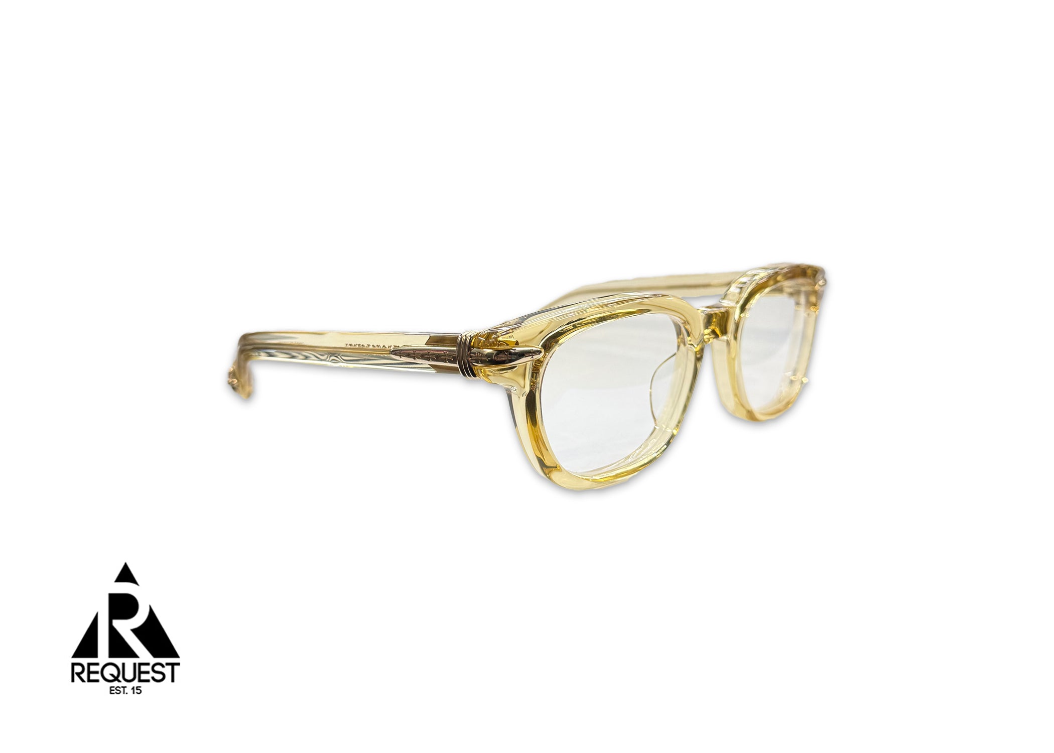 Drippin Glasses "Yellow Translucent Gold"