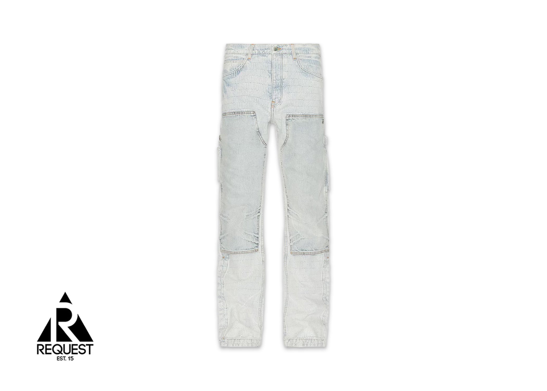 Amiri Jacquard Carpenter "Bleached Indigo"