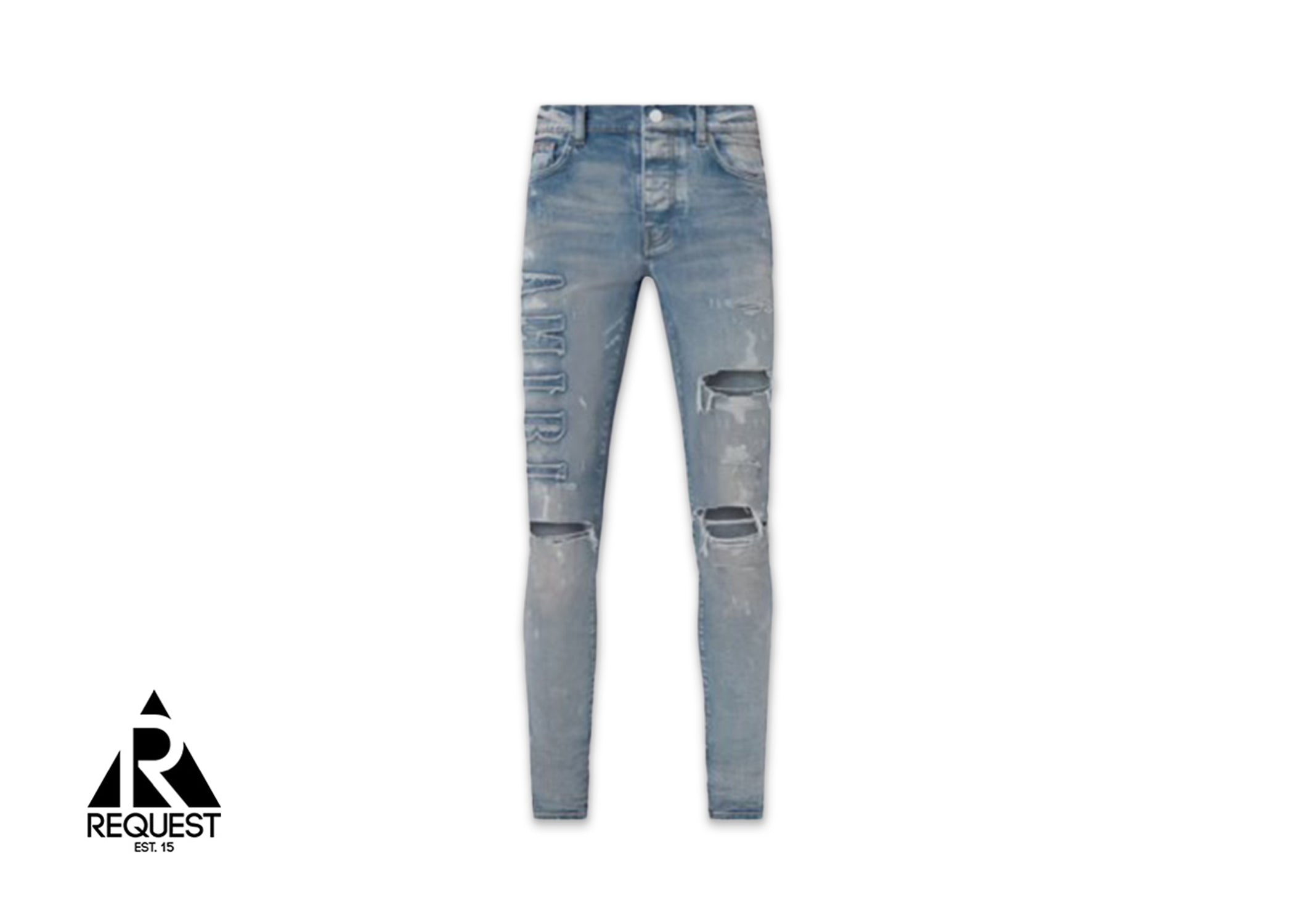 Amiri Logo Applique Jean "Clay Indigo"