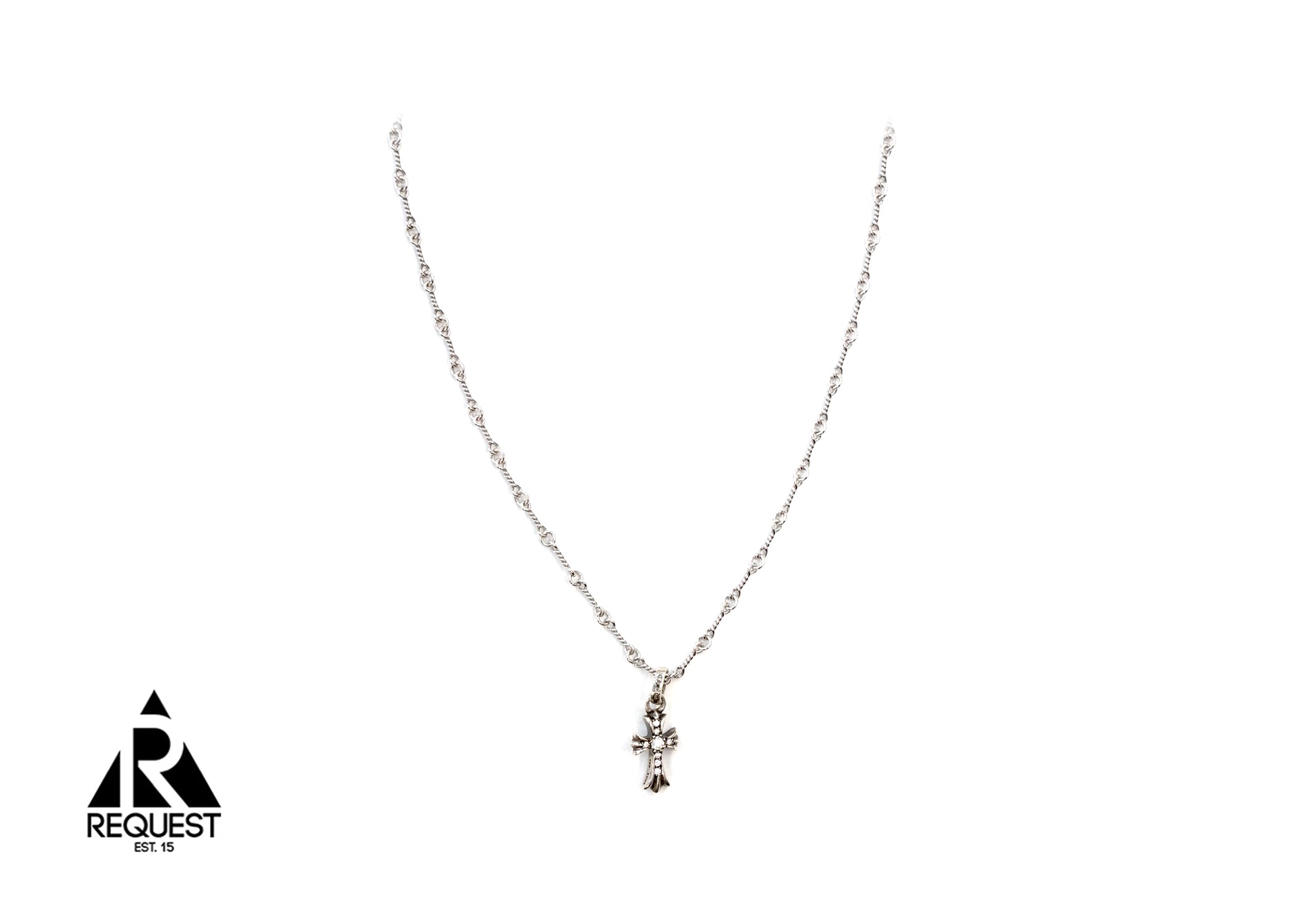 Chrome Hearts Baby Fat With Twist Necklace "Silver/White Gold"