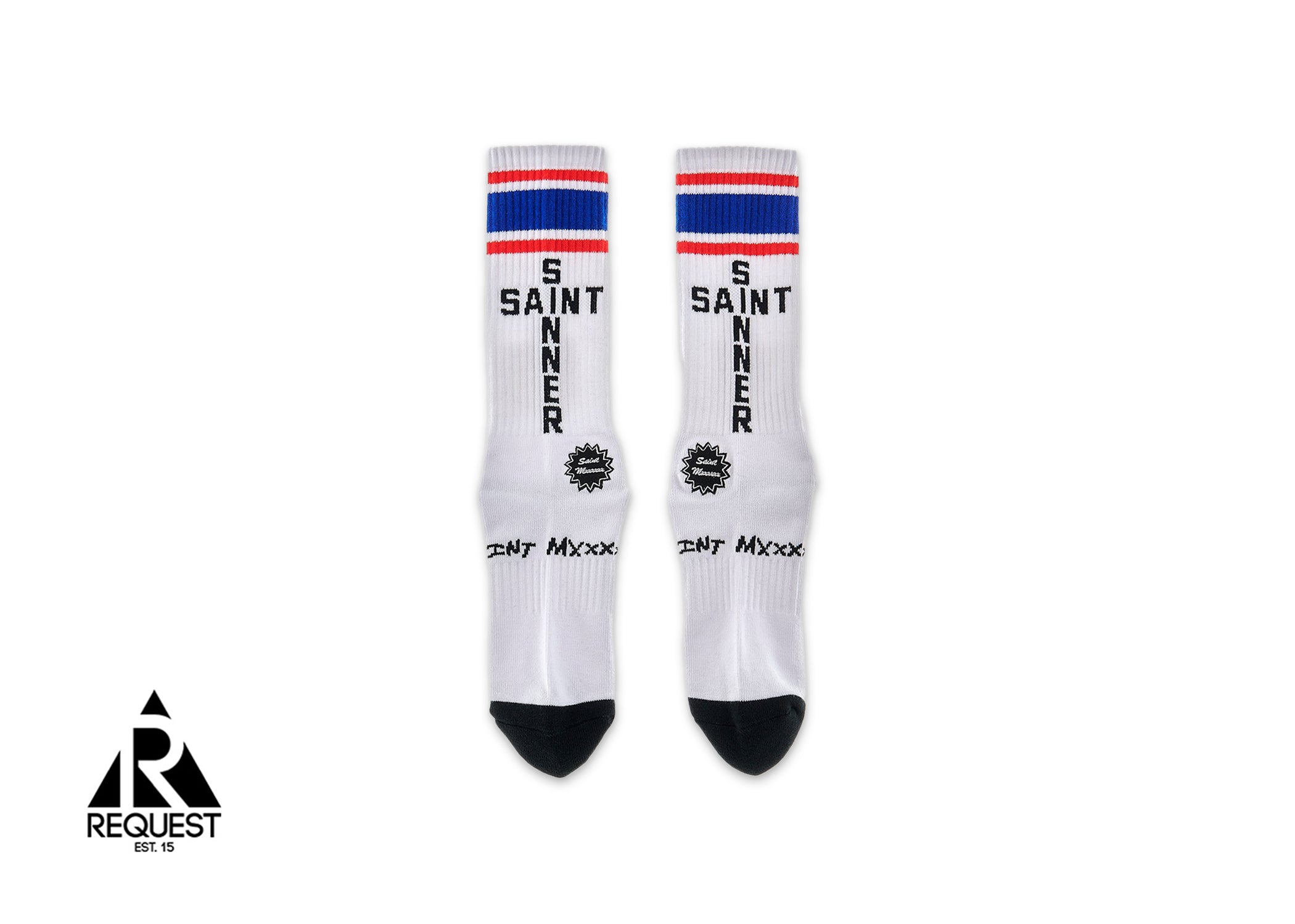 Saint Michael USA Socks "White"