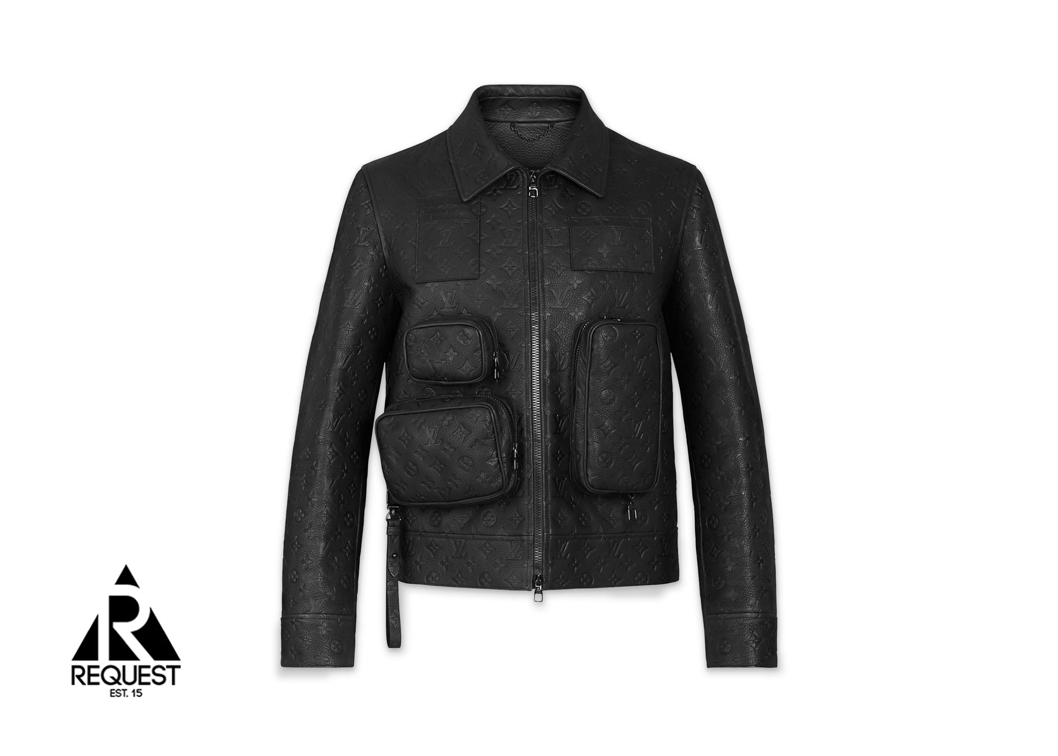 Louis Vuitton Monogram Embossed Utility Jacket "Black"