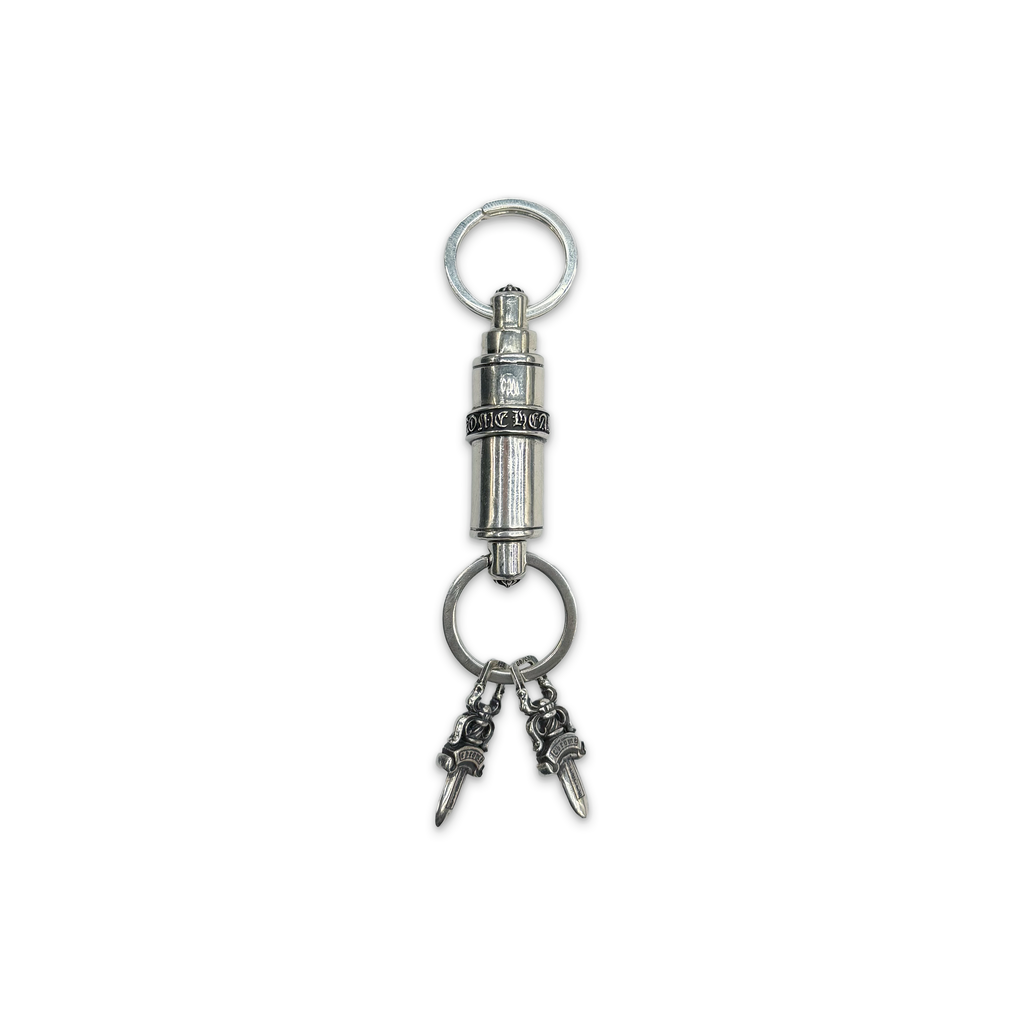 Valet Key Ring Keychain w/ 2 Dagger