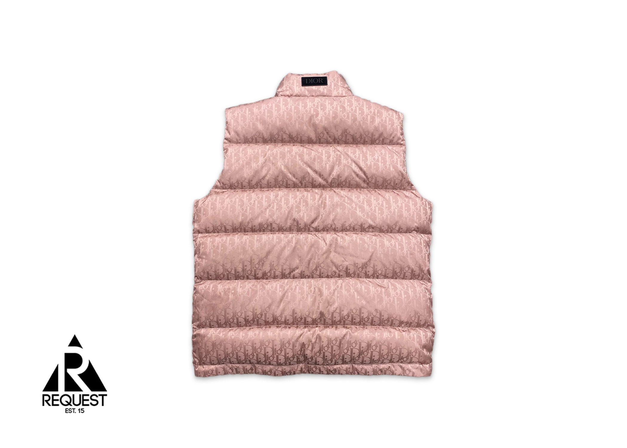 Dior Oblique Puffer Vest "Pink"