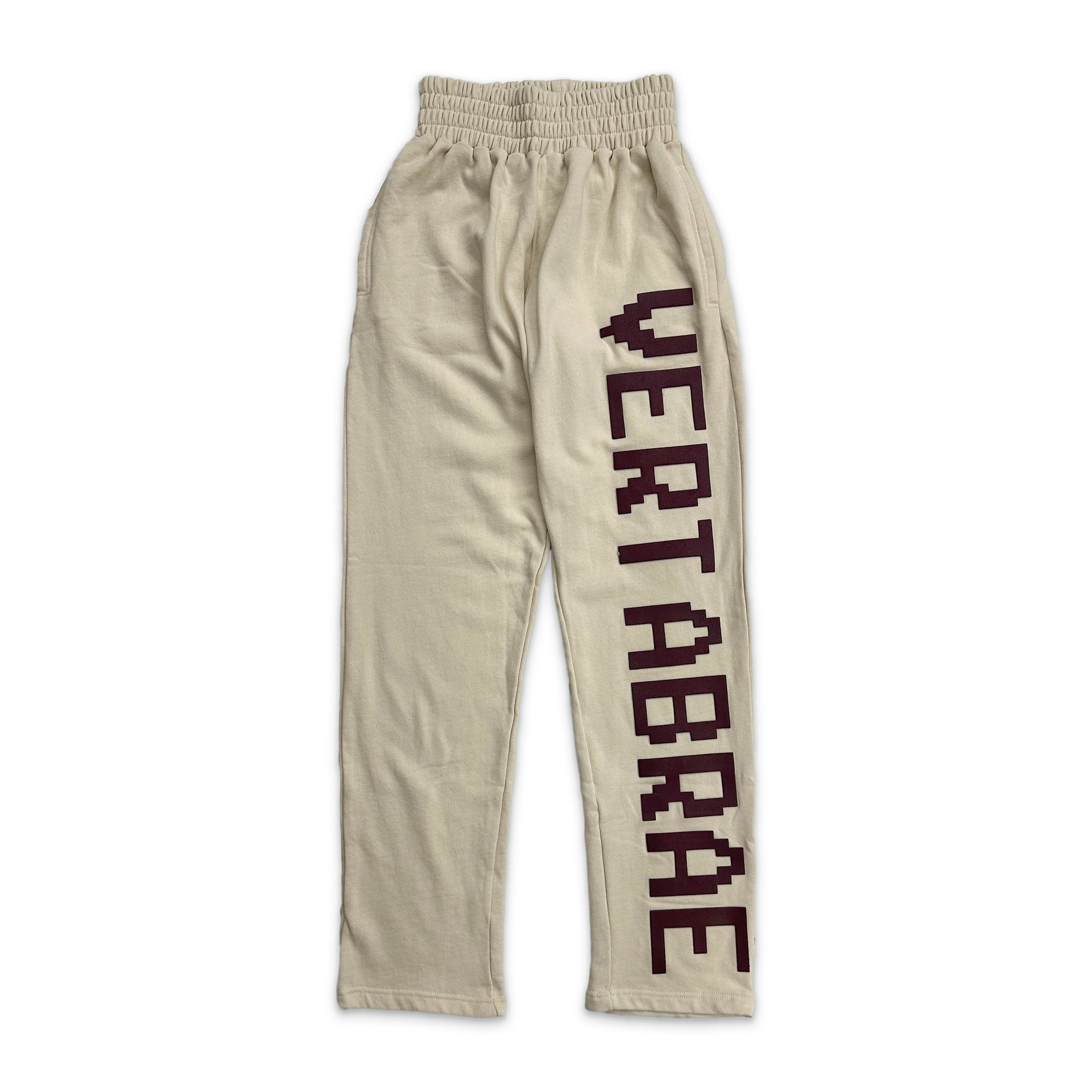 Vertabrae, Sweatpants "Cream/Burgundy"
