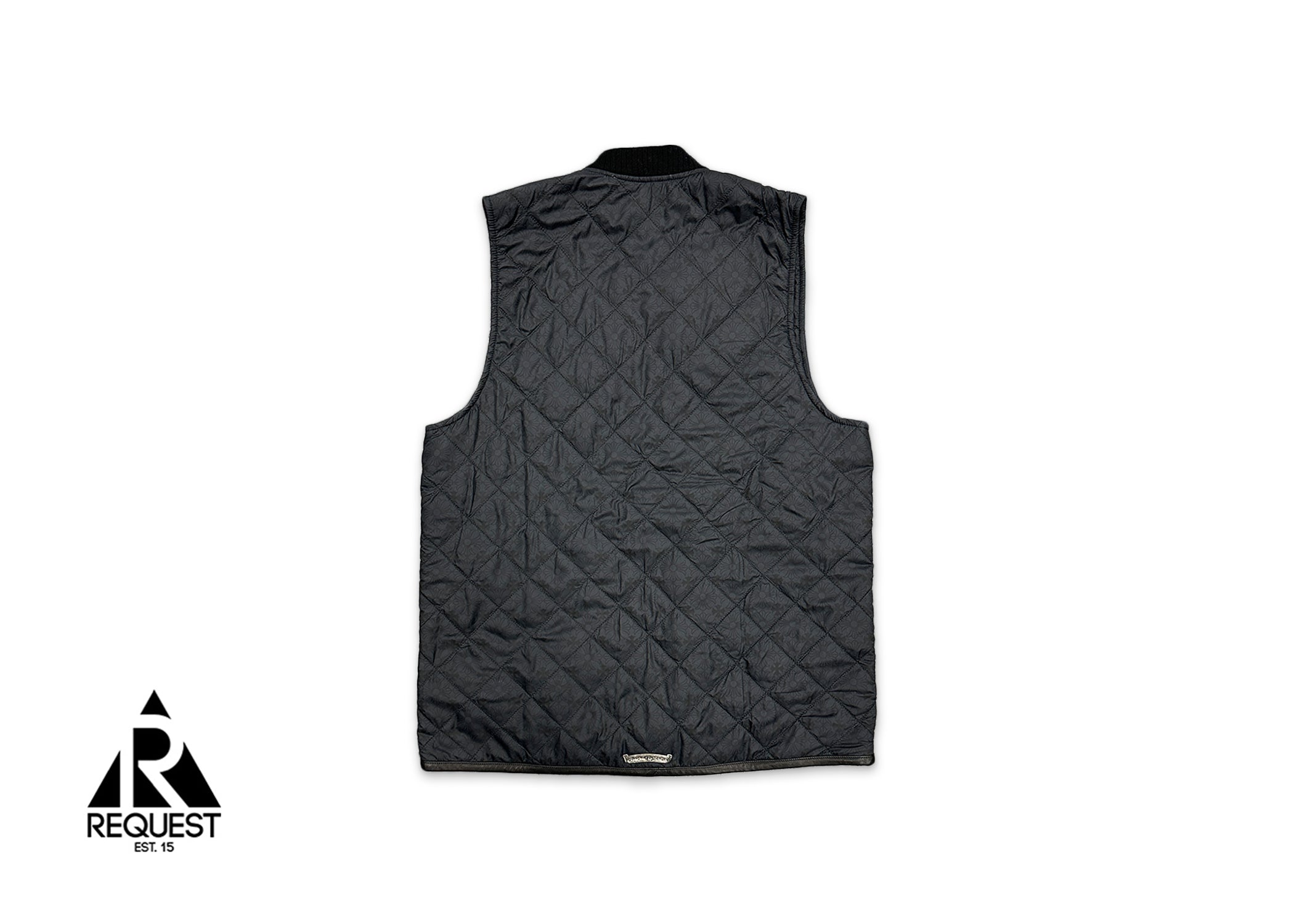 Matty Boy Chomper Motif Quilted Vest "Black"